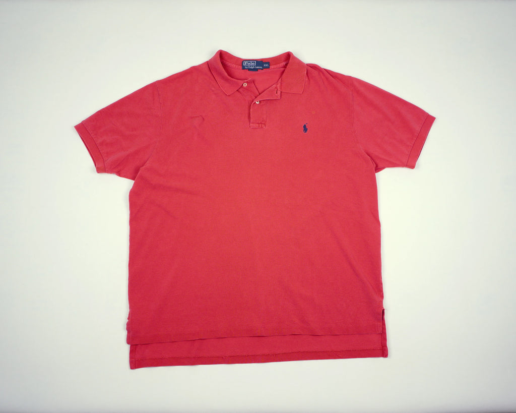 Ralph Lauren Red Polo Shirt Cotton