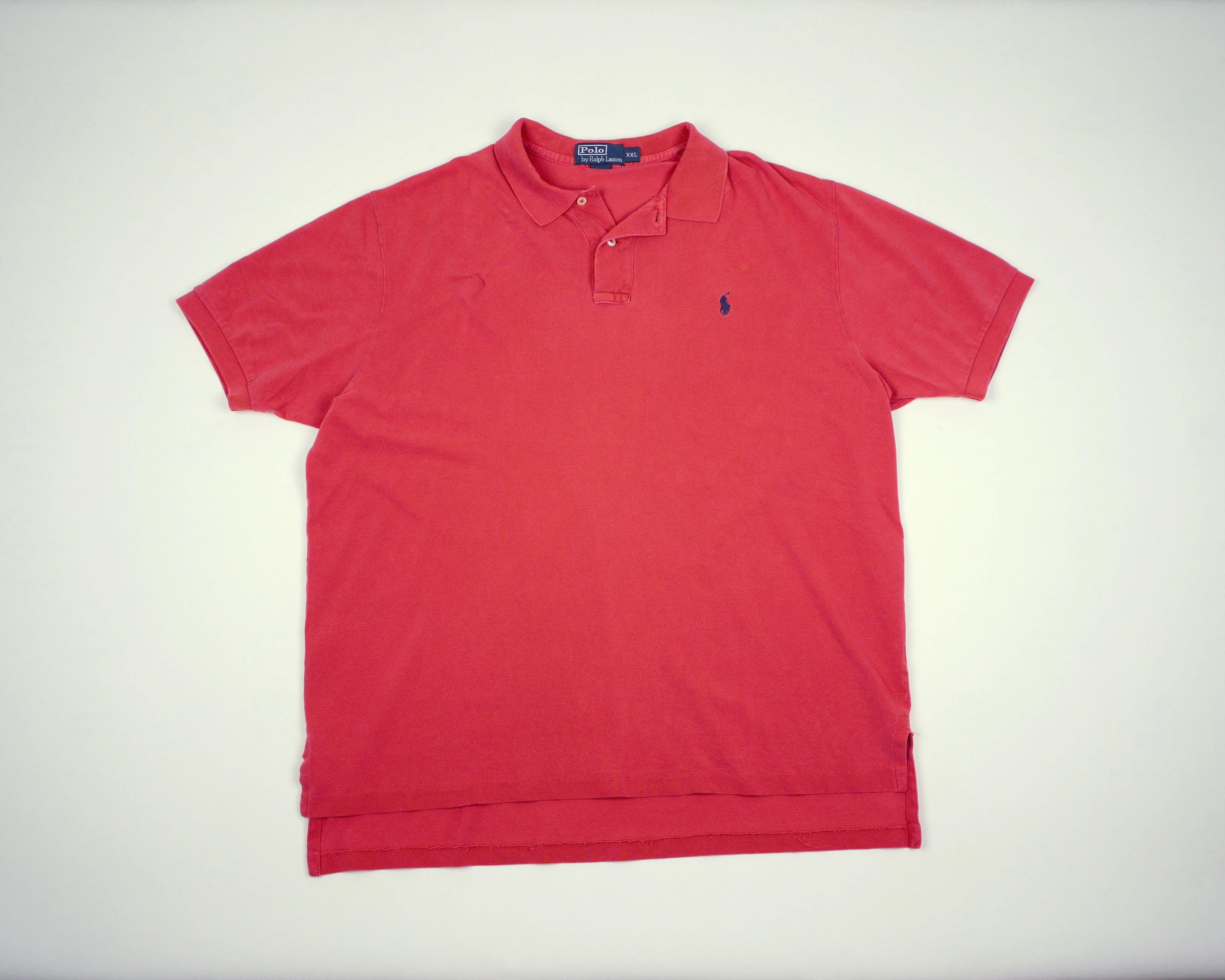 Ralph Lauren Red Polo Shirt Cotton