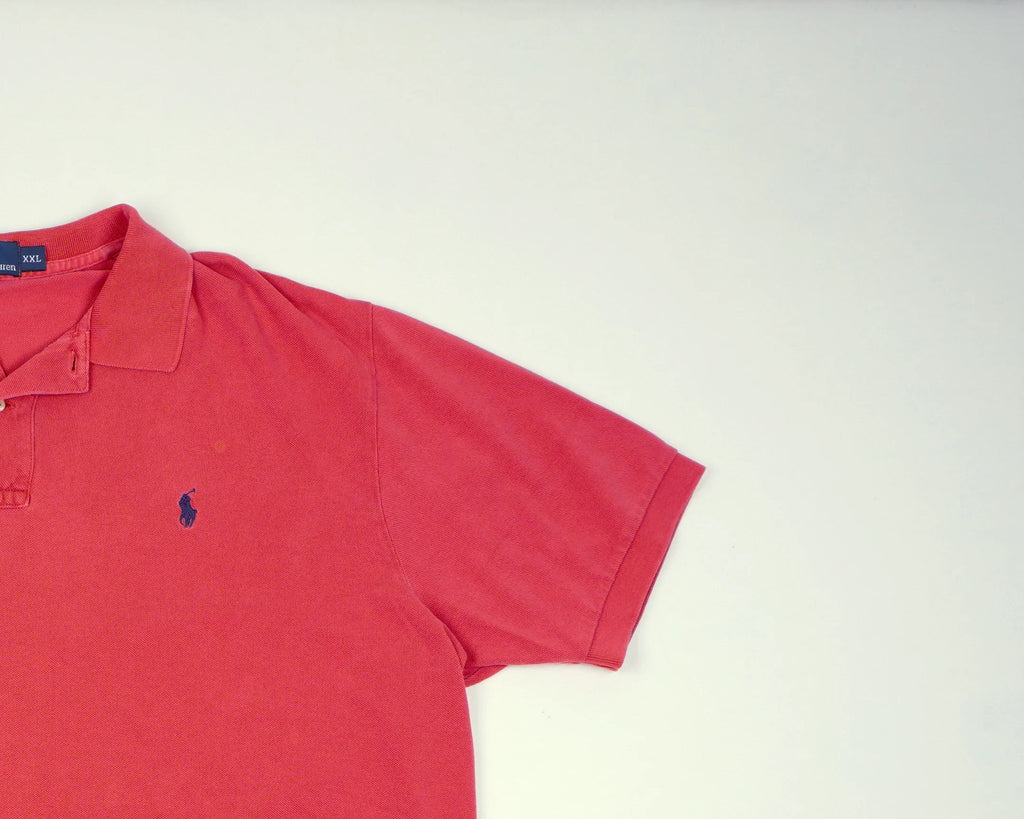 Ralph Lauren Red Polo Shirt Cotton