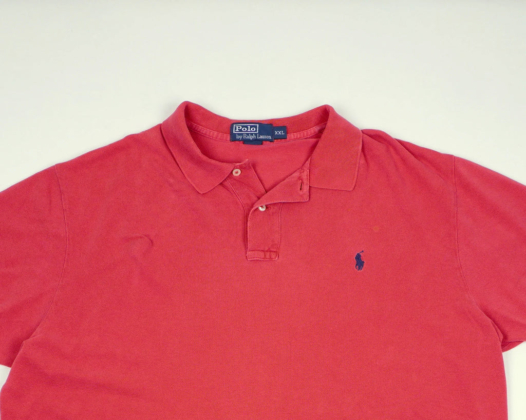Ralph Lauren Red Polo Shirt Cotton