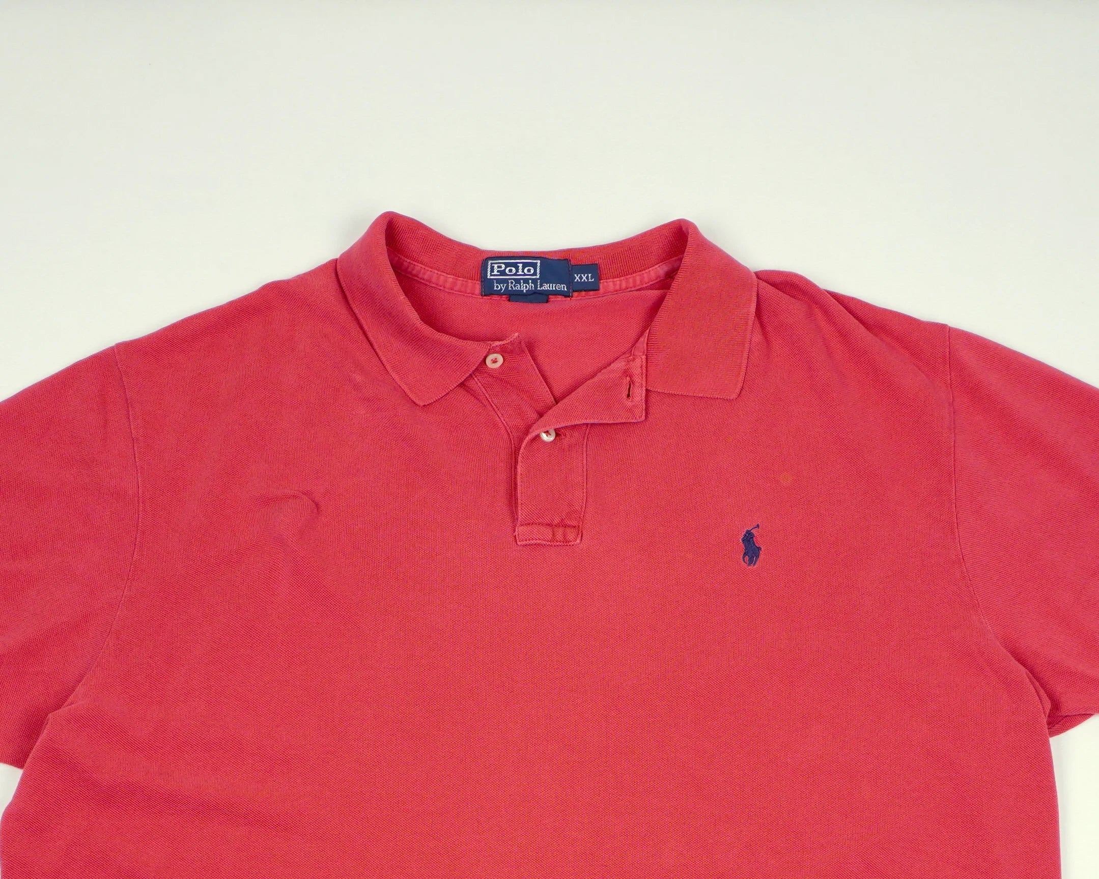 Ralph Lauren Red Polo Shirt Cotton