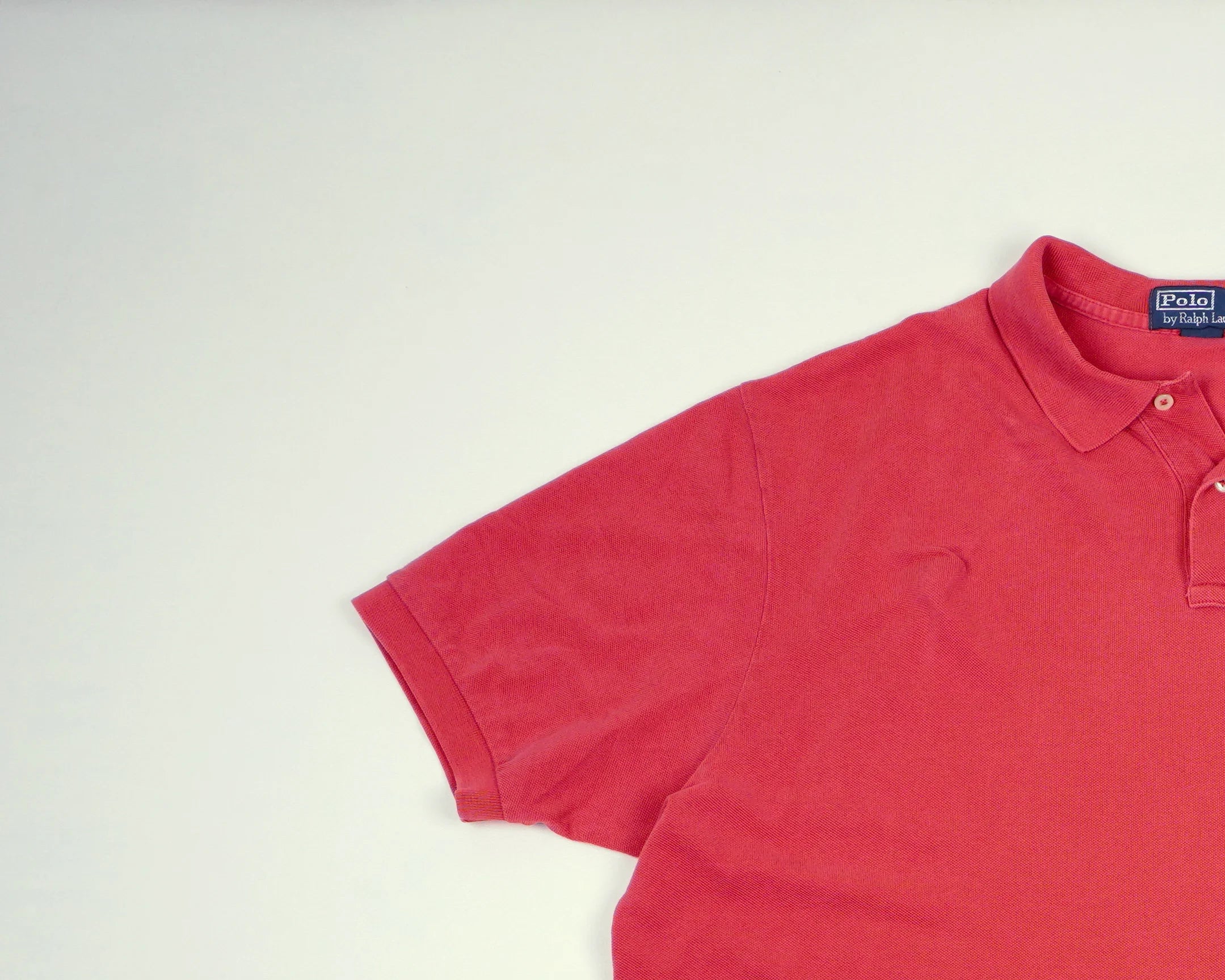 Ralph Lauren Red Polo Shirt Cotton