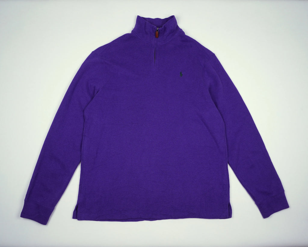 Ralph Lauren Purple Quarter-zip Cotton