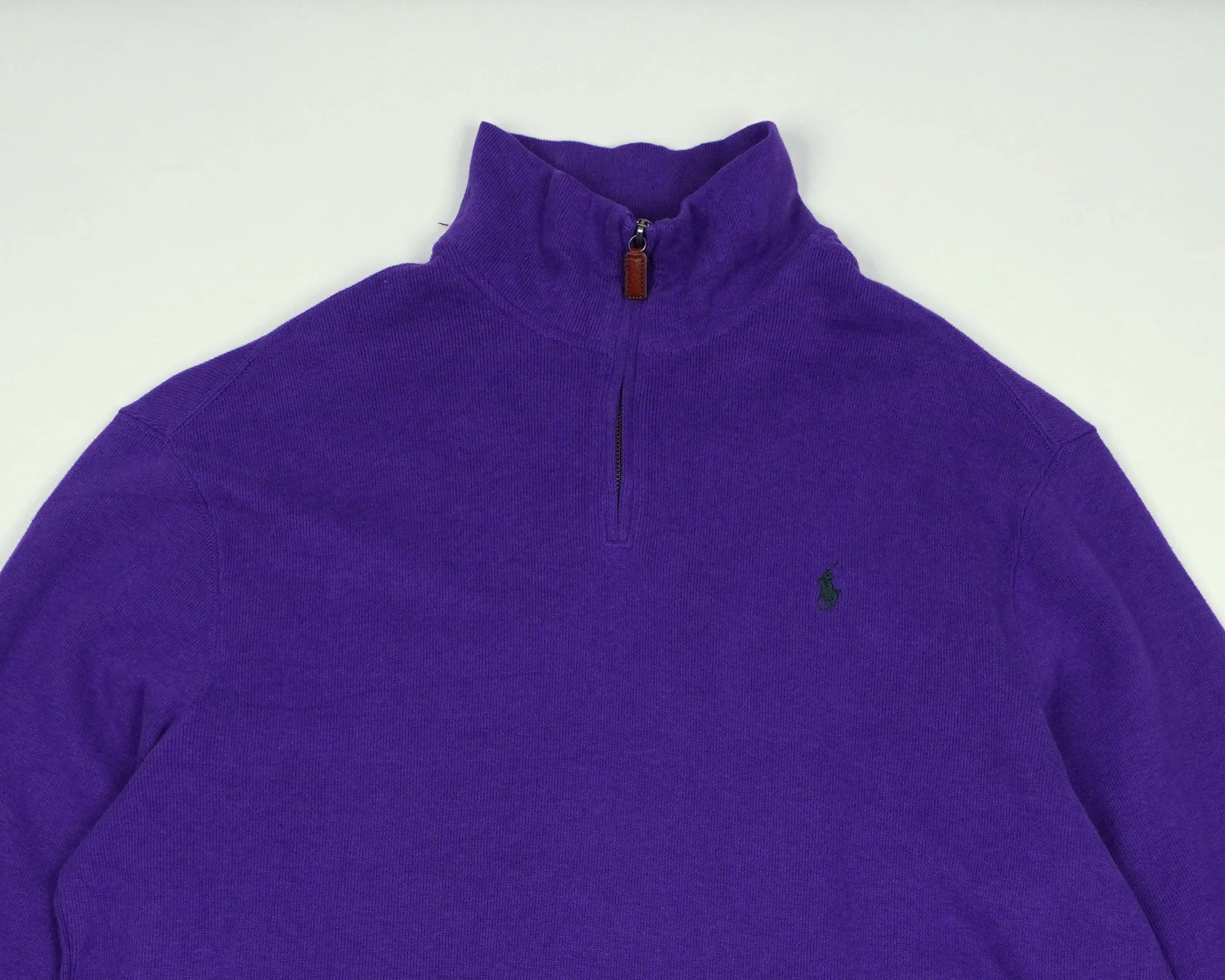 Ralph Lauren Purple Quarter-zip Cotton
