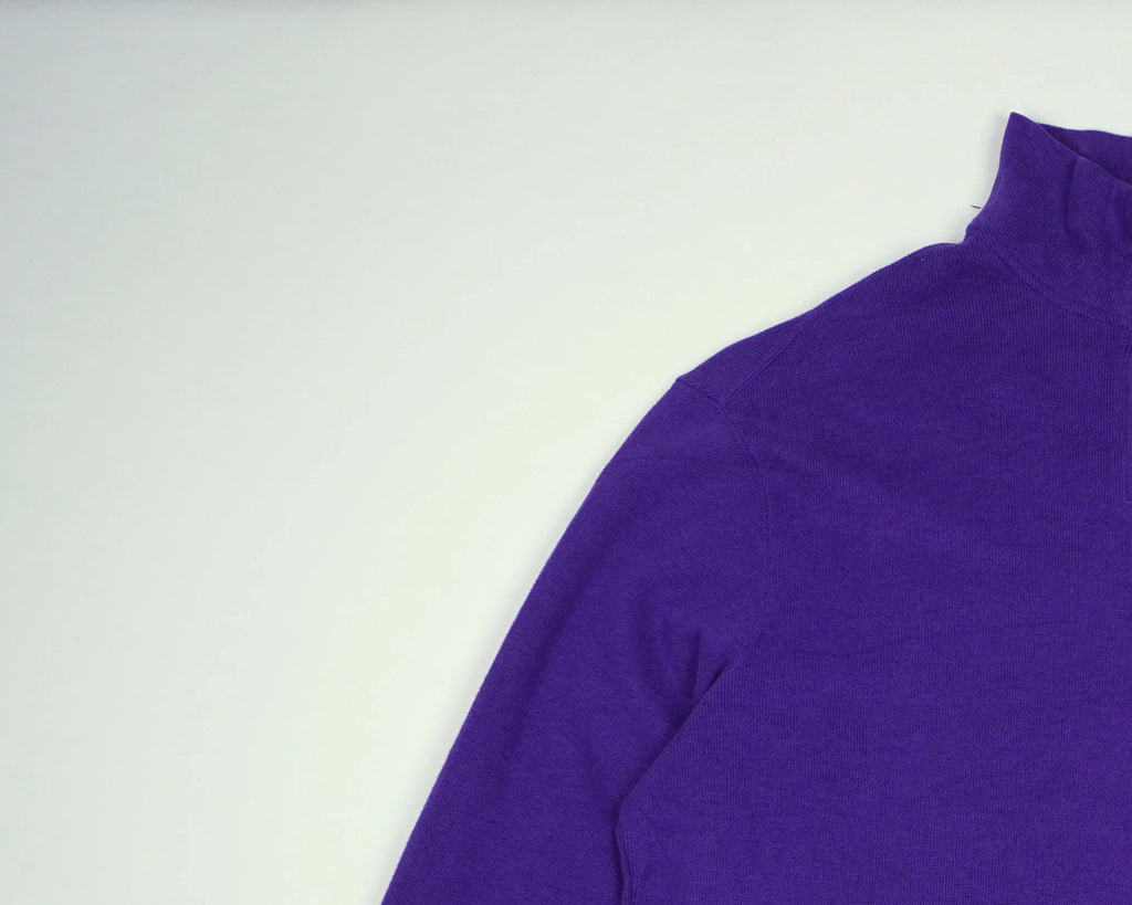 Ralph Lauren Purple Quarter-zip Cotton