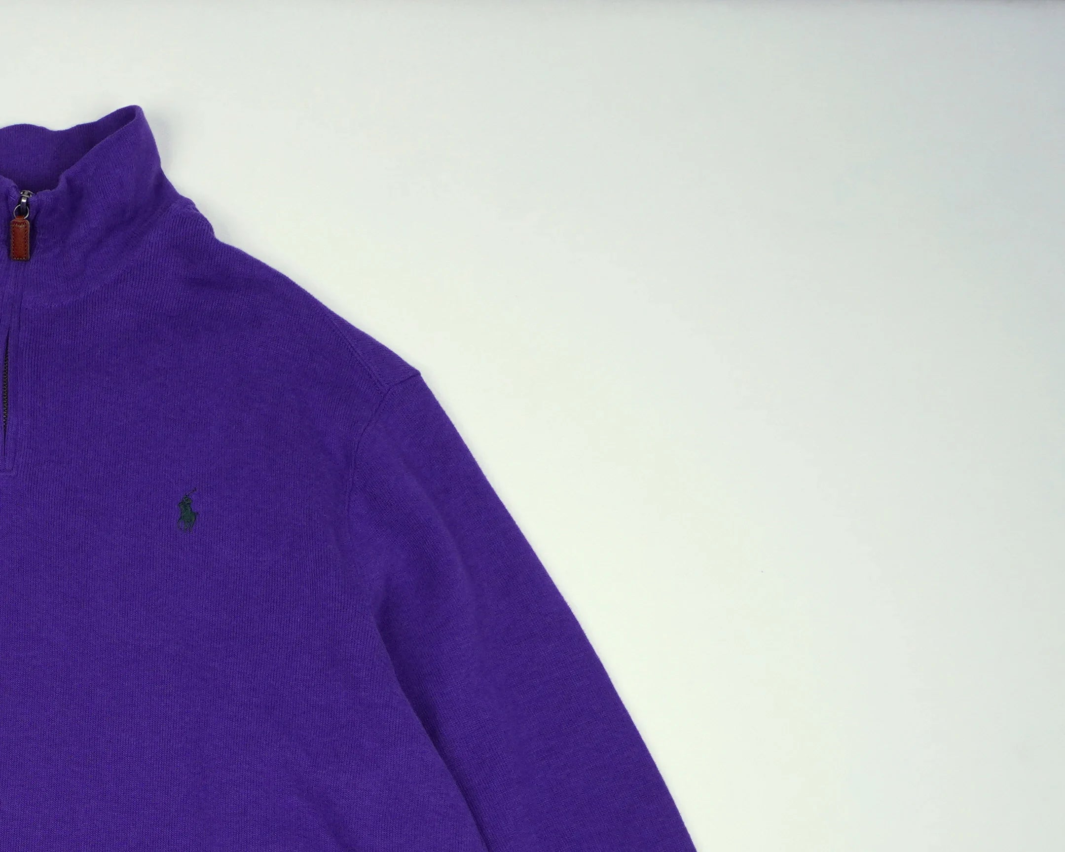 Ralph Lauren Purple Quarter-zip Cotton