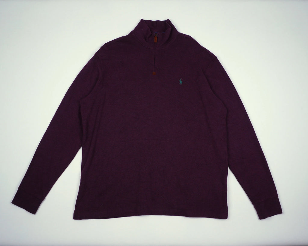 Ralph Lauren Purple Quarter-zip Cotton