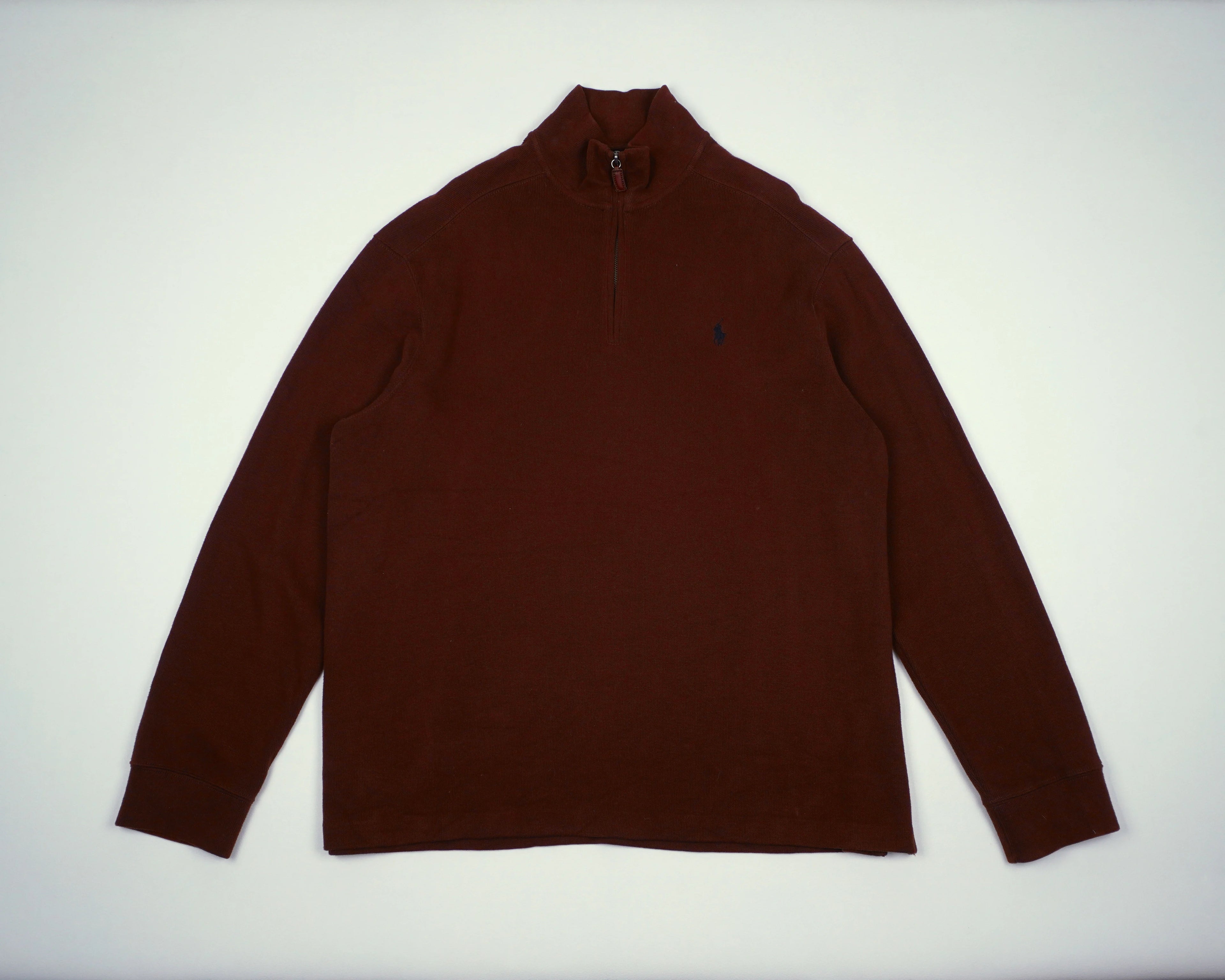 Ralph Lauren Brown Quarter-zip Cotton