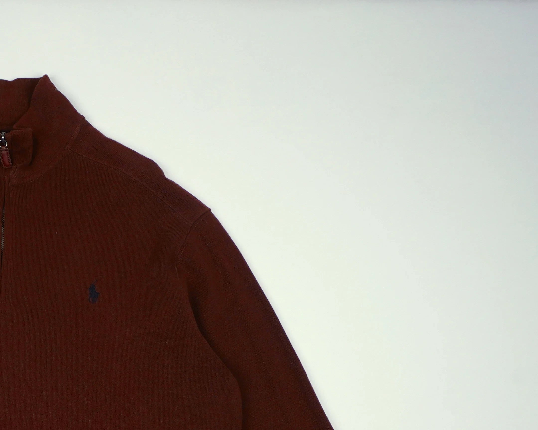 Ralph Lauren Brown Quarter-zip Cotton