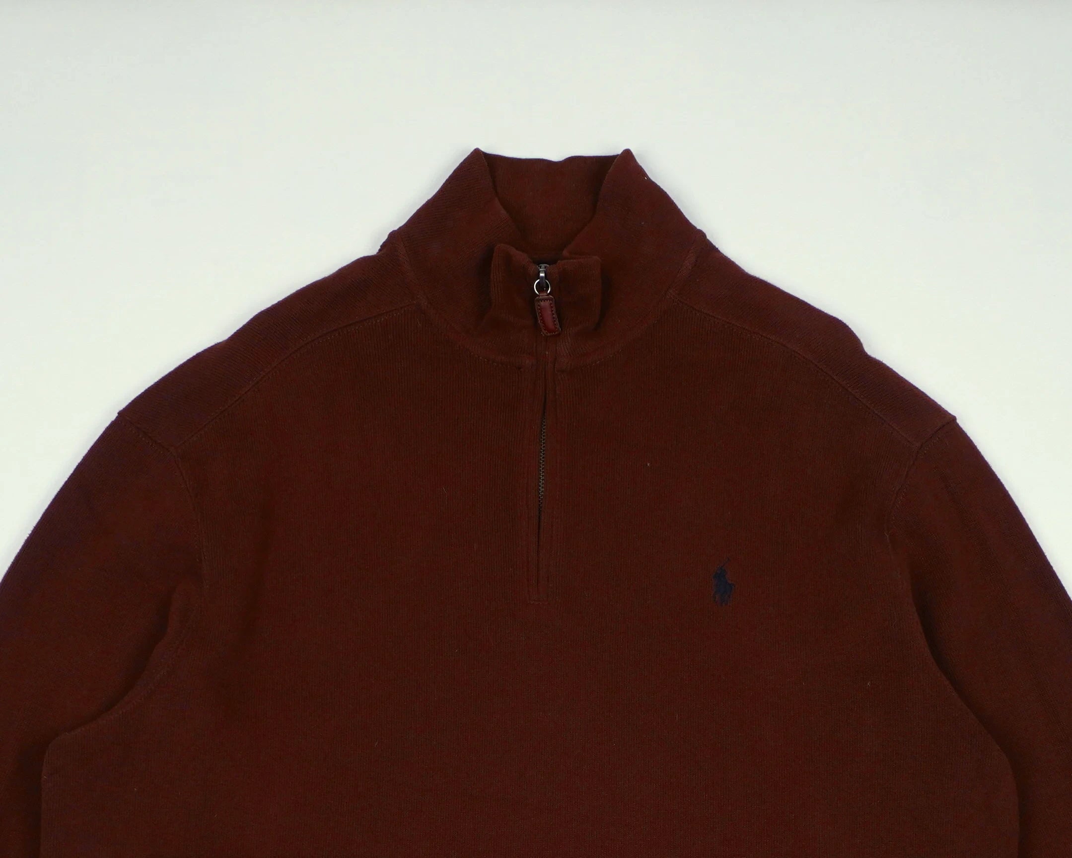 Ralph Lauren Brown Quarter-zip Cotton