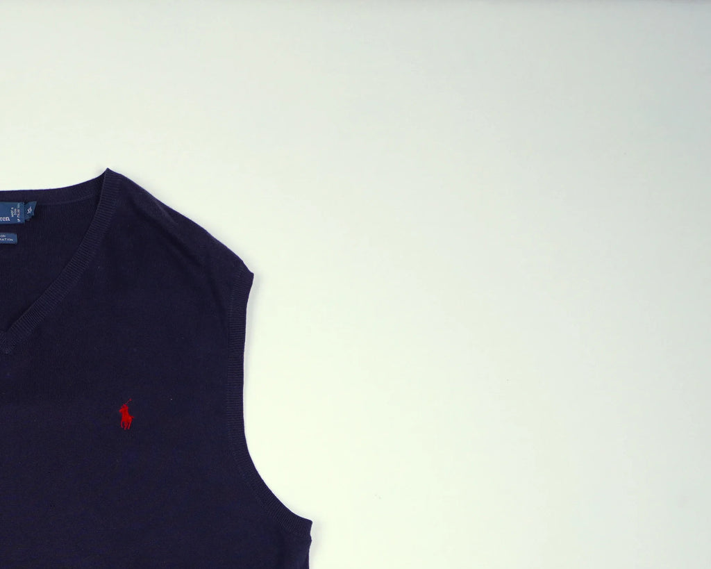 Ralph Lauren Navy Sweater Vest