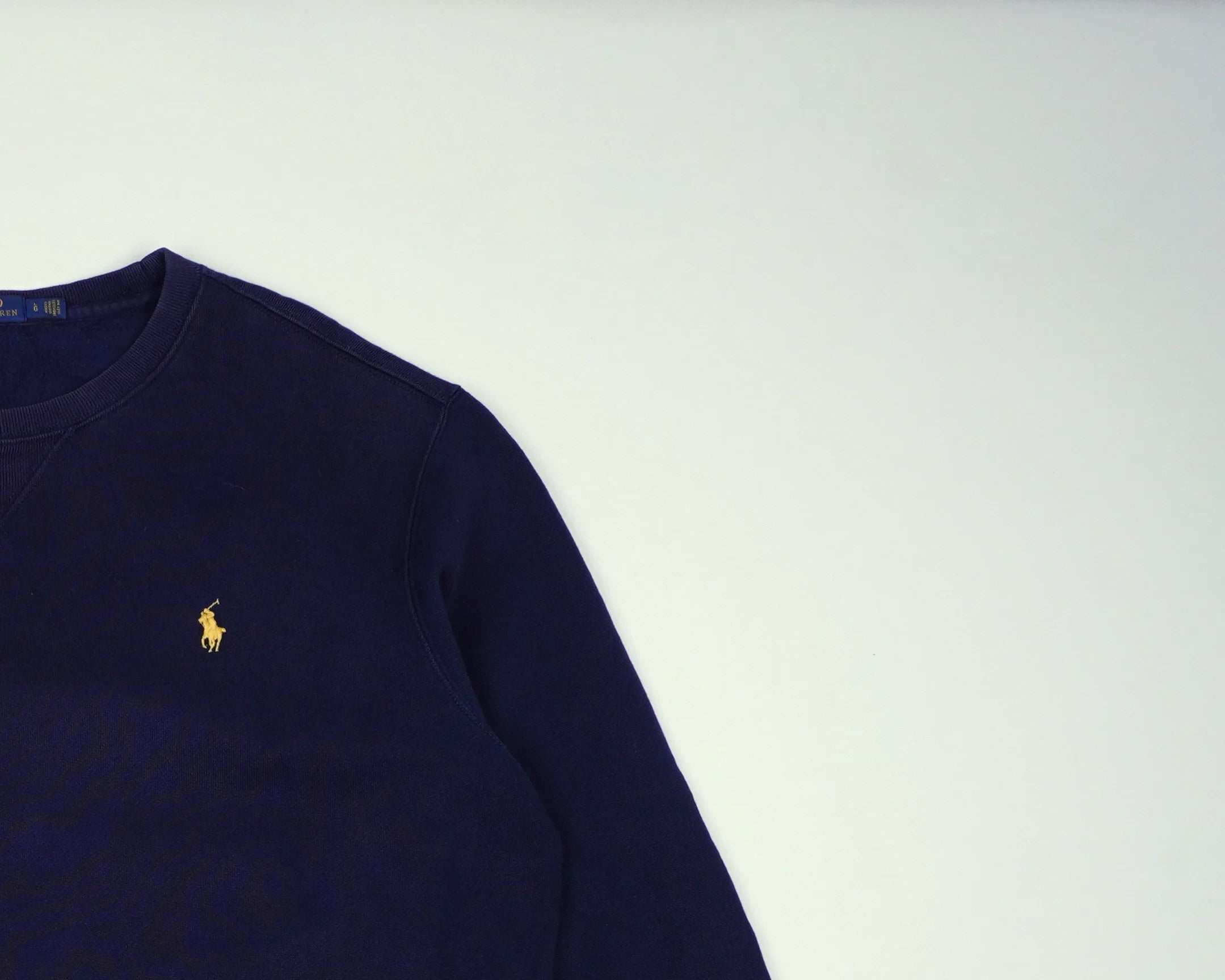 Ralph Lauren Navy Sweatshirt Cotton