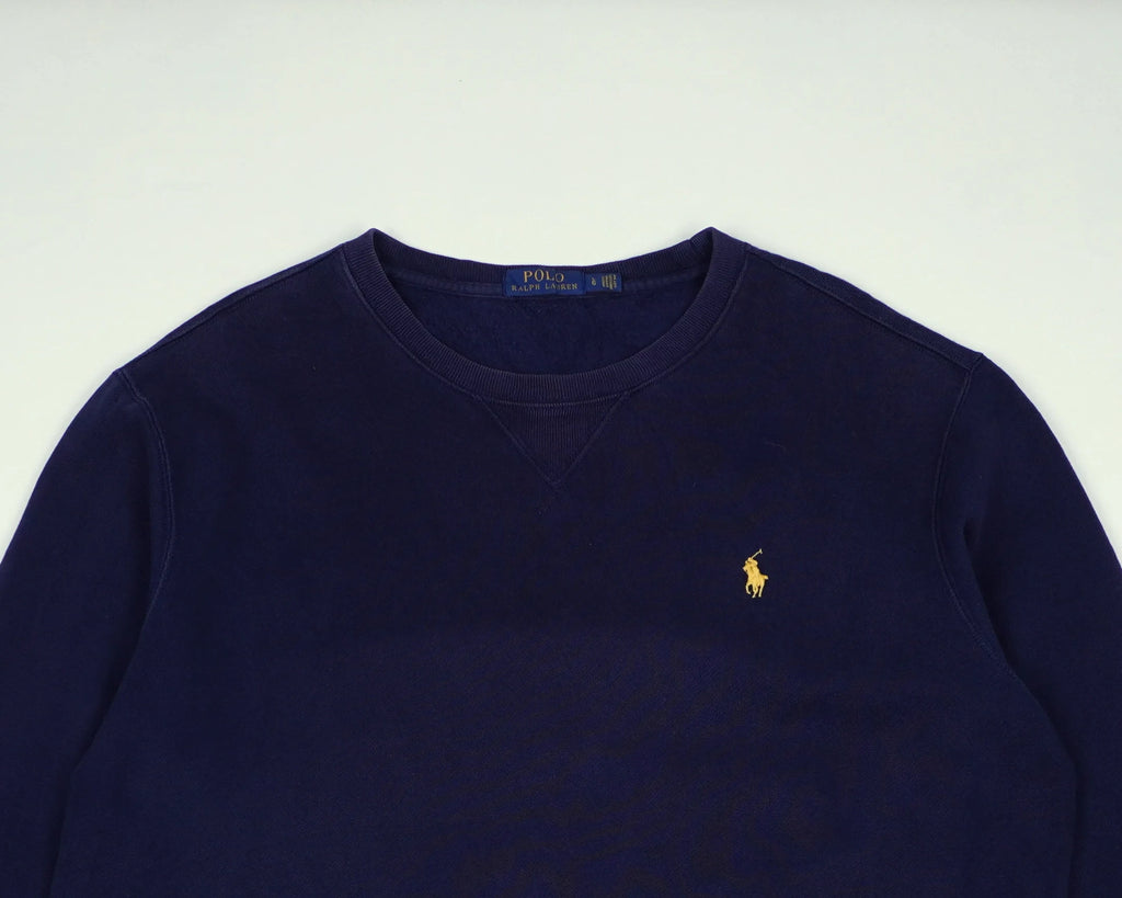 Ralph Lauren Navy Sweatshirt Cotton