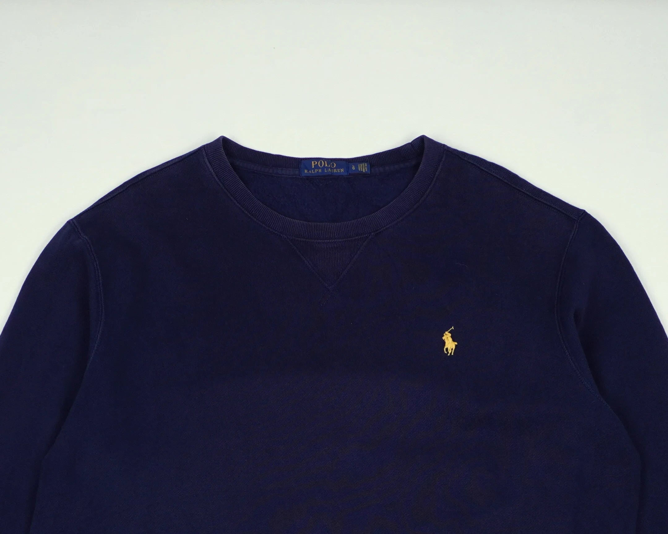 Ralph Lauren Navy Sweatshirt Cotton