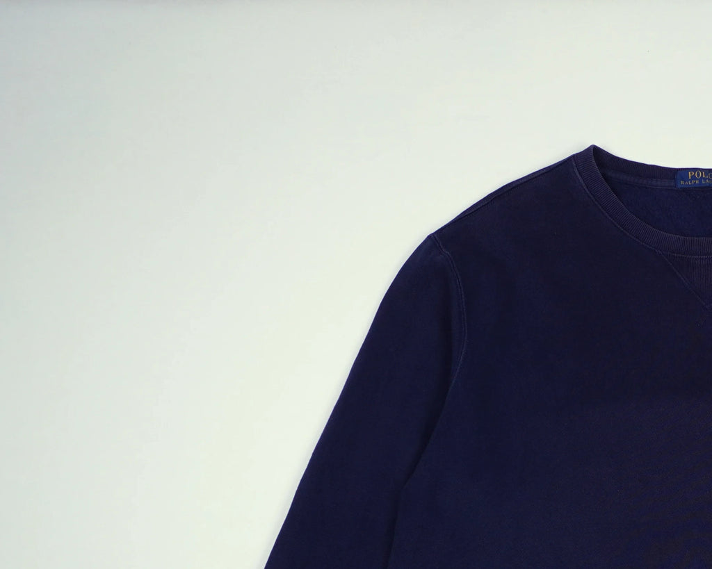 Ralph Lauren Navy Sweatshirt Cotton