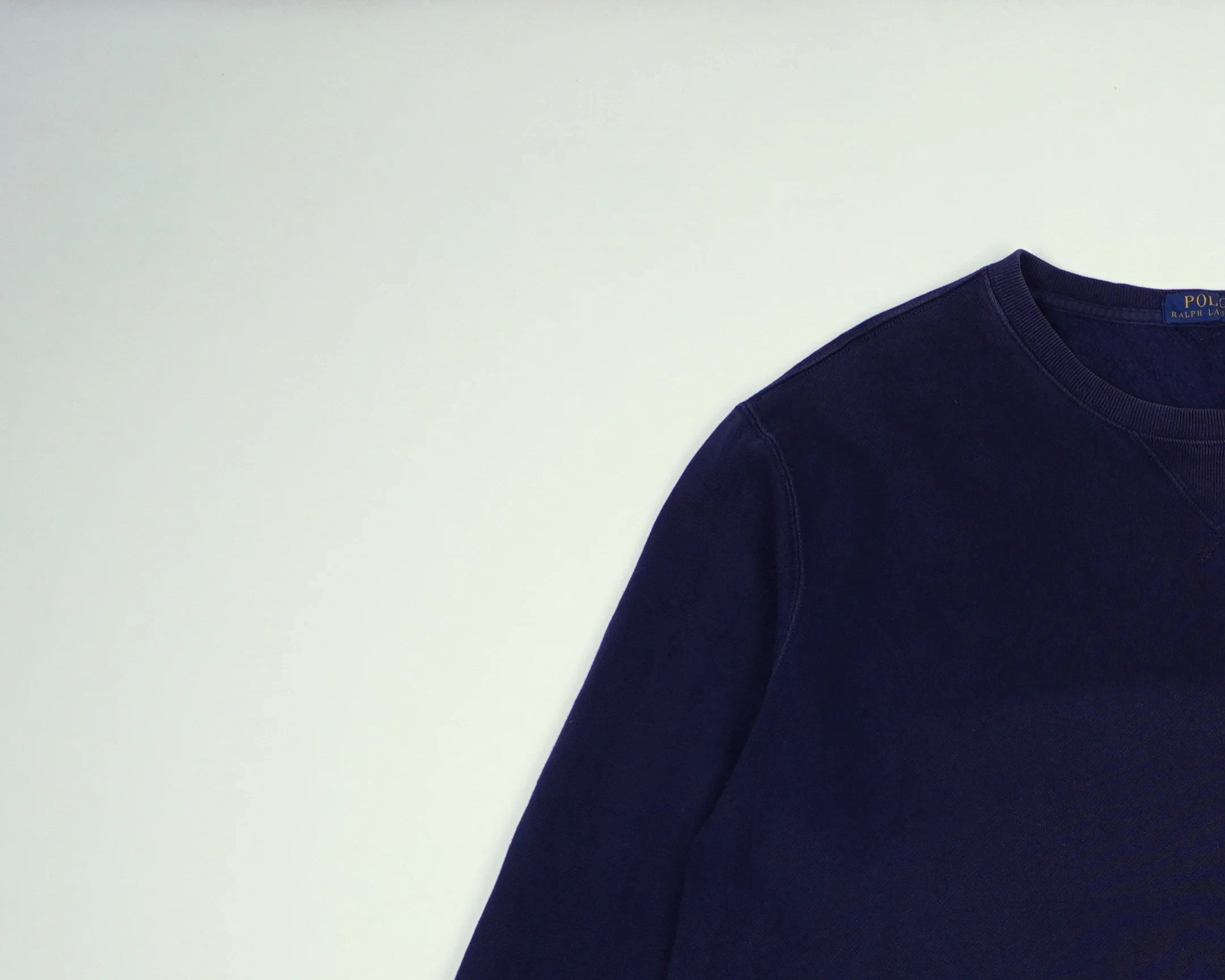 Ralph Lauren Navy Sweatshirt Cotton