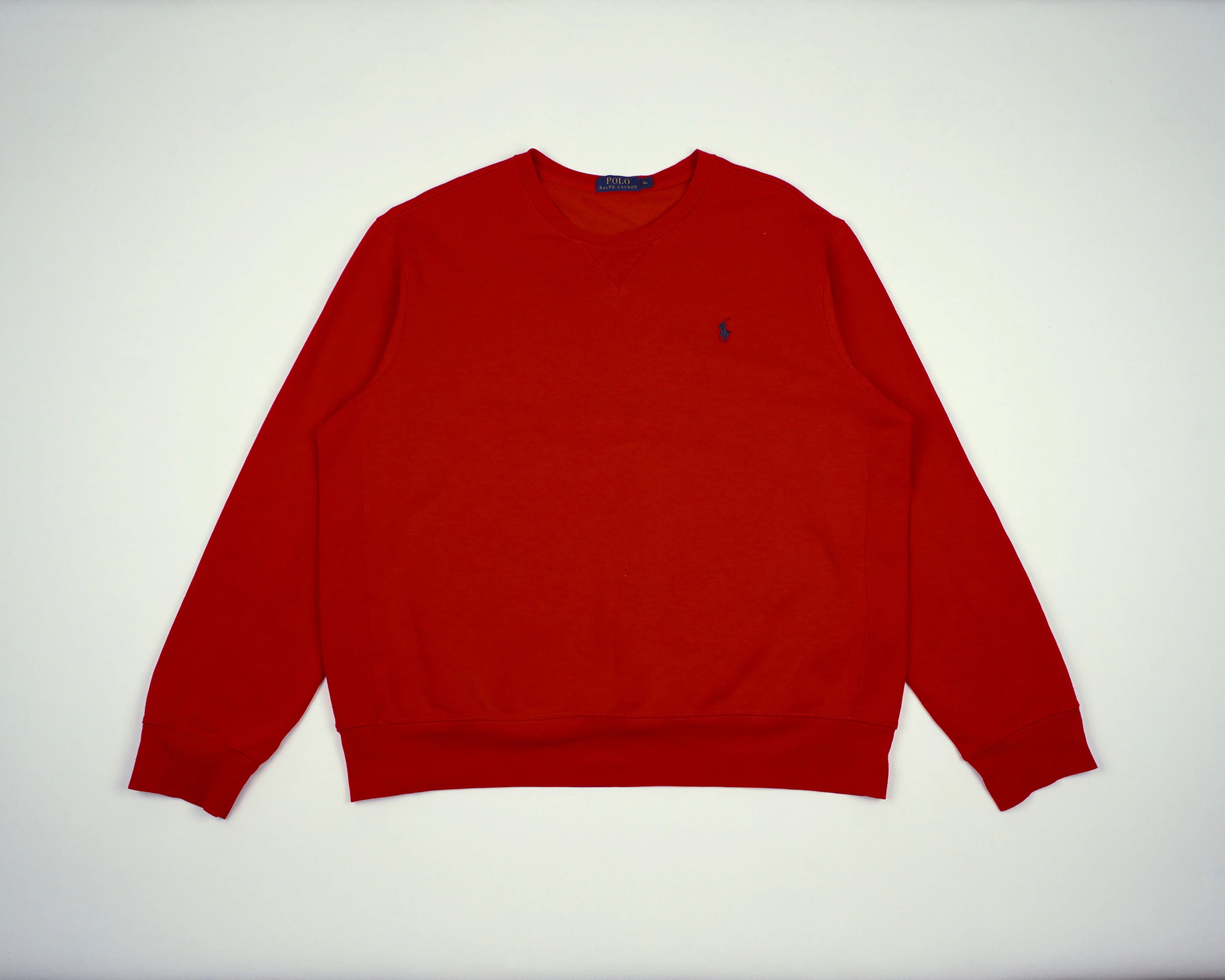 Ralph Lauren Red Sweatshirt Cotton