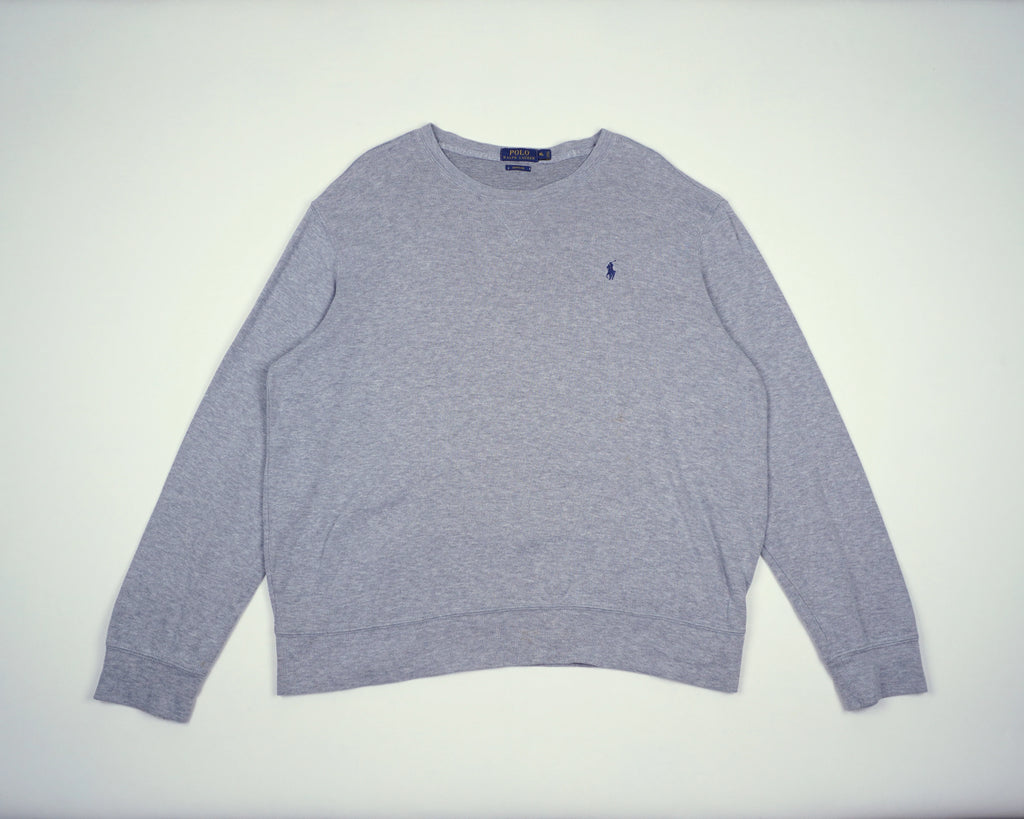 Ralph Lauren Grey Sweatshirt Cotton
