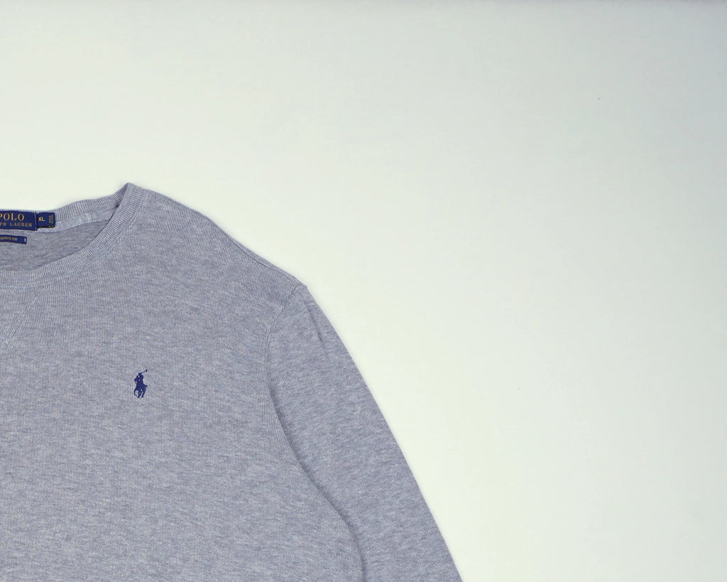 Ralph Lauren Grey Sweatshirt Cotton