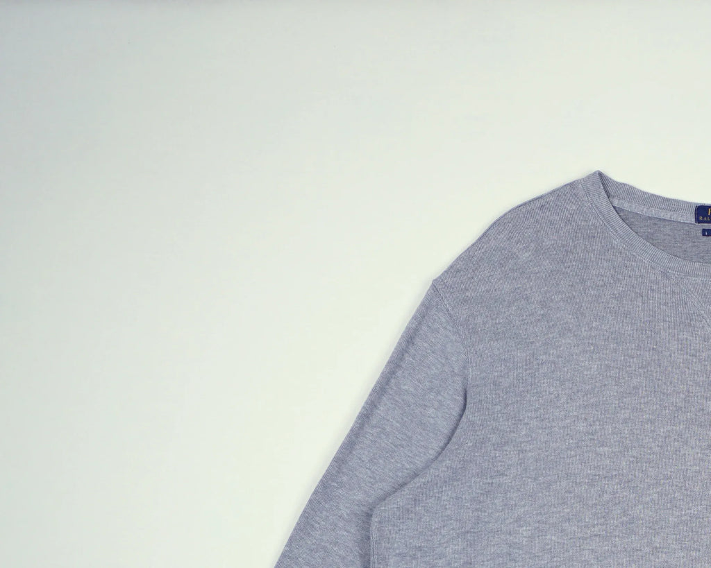Ralph Lauren Grey Sweatshirt Cotton