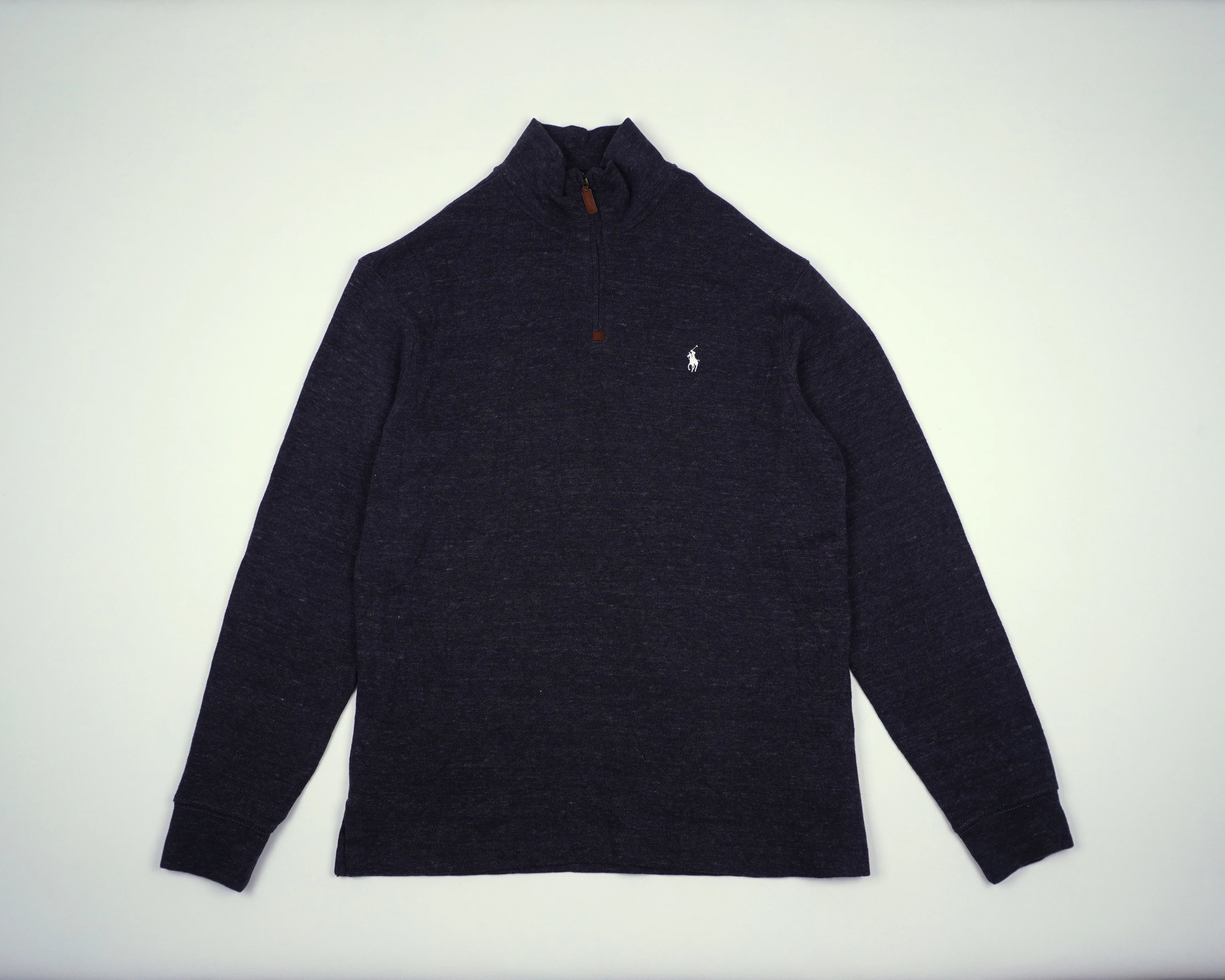 Ralph Lauren Navy Quarter-zip Cotton