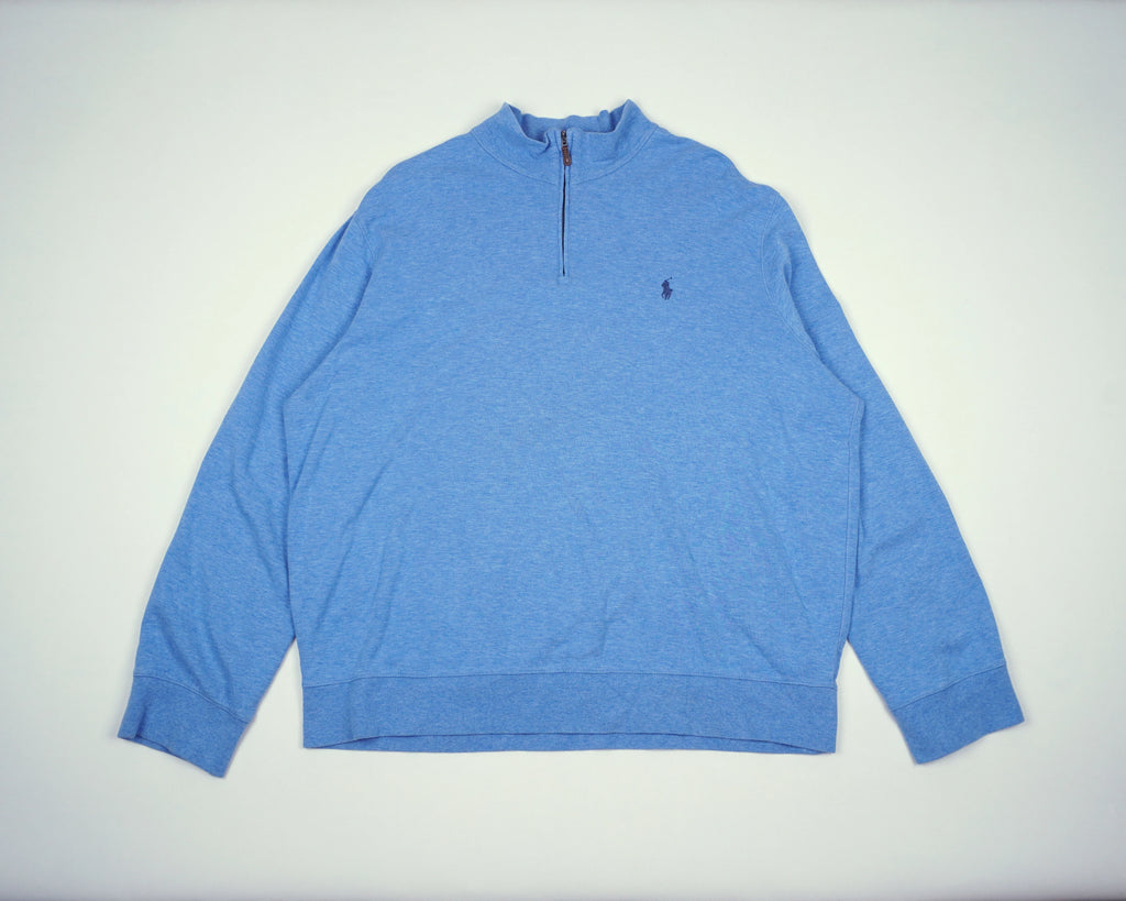 Ralph Lauren Blue Quarter-zip Cotton