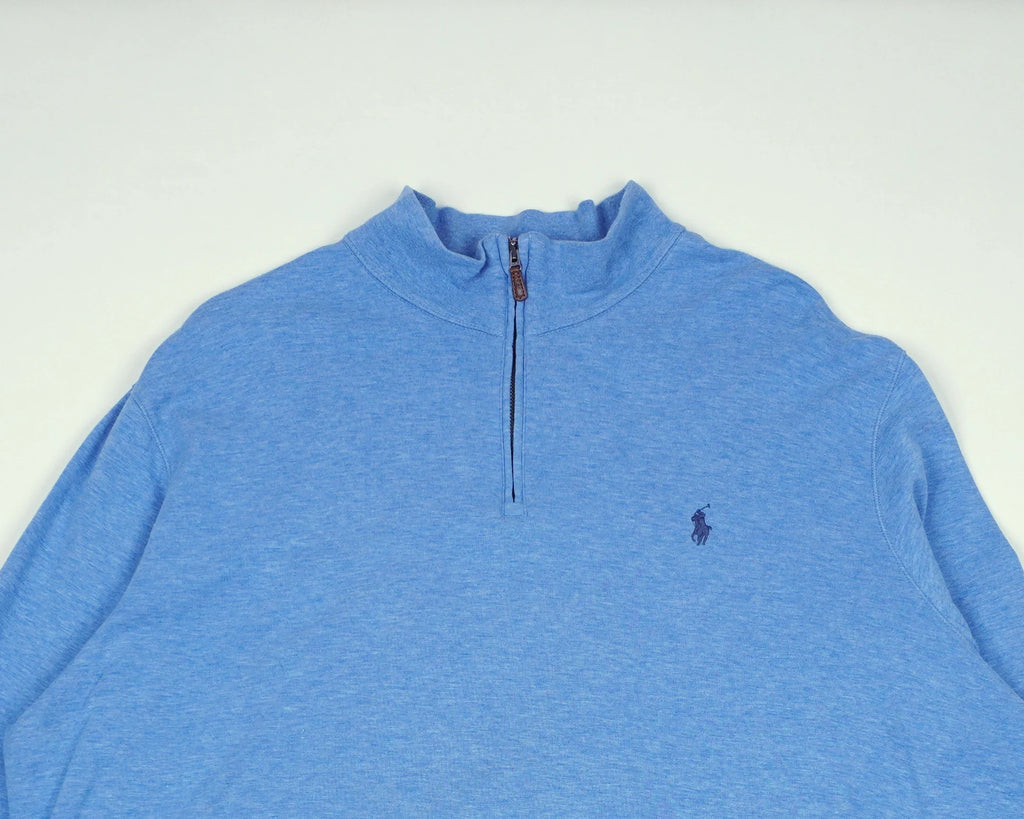 Ralph Lauren Blue Quarter-zip Cotton