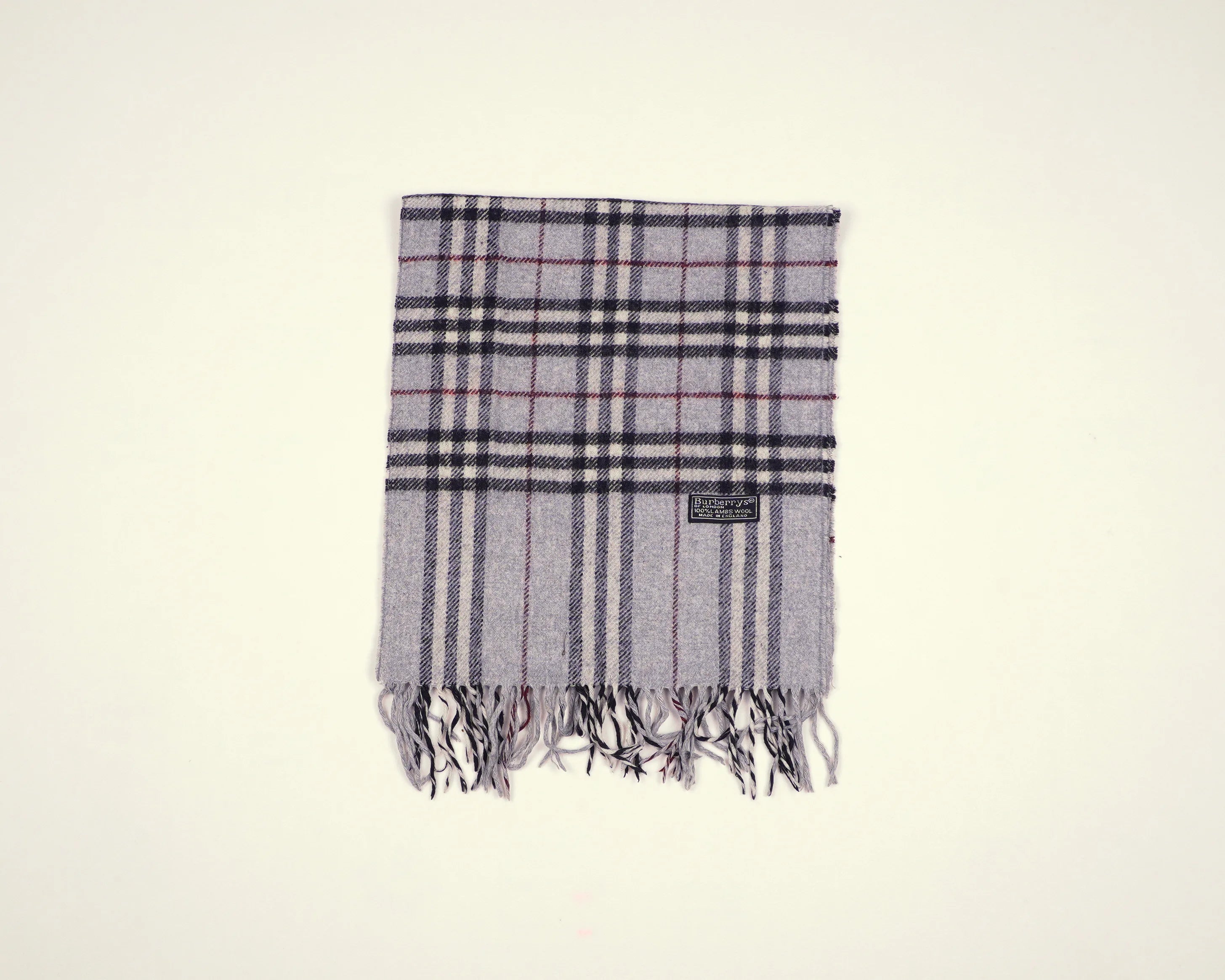 Burberry Grey Scarf Wool