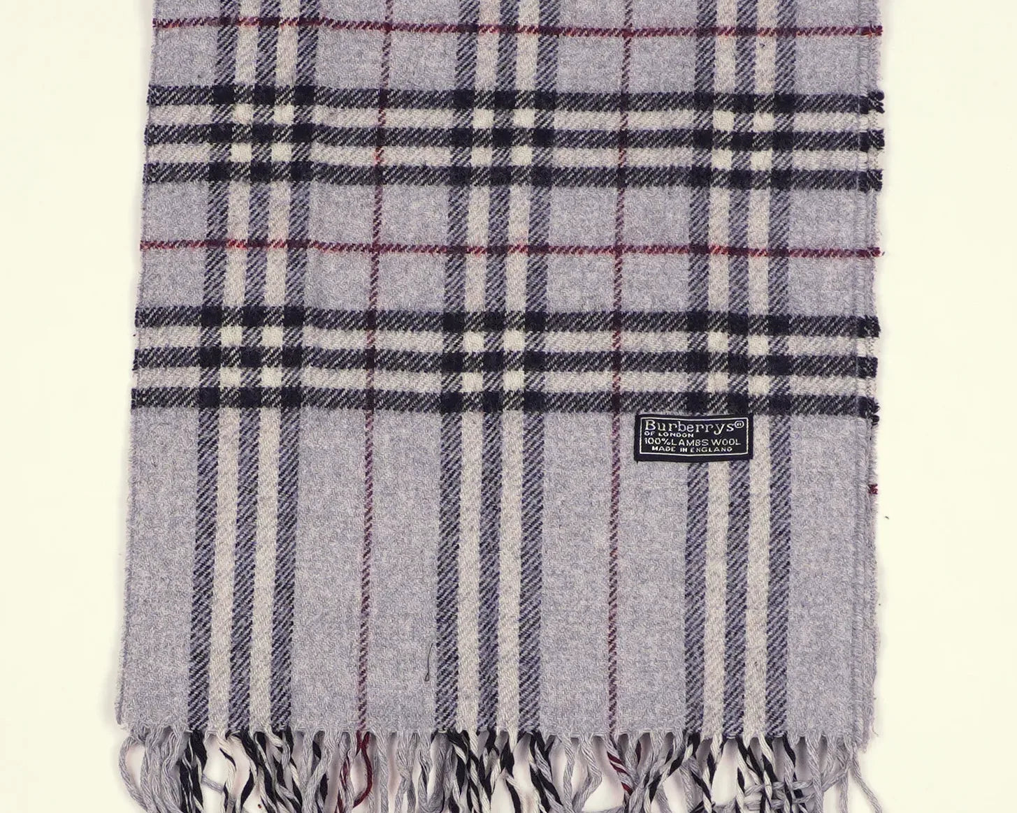 Burberry Grey Scarf Wool