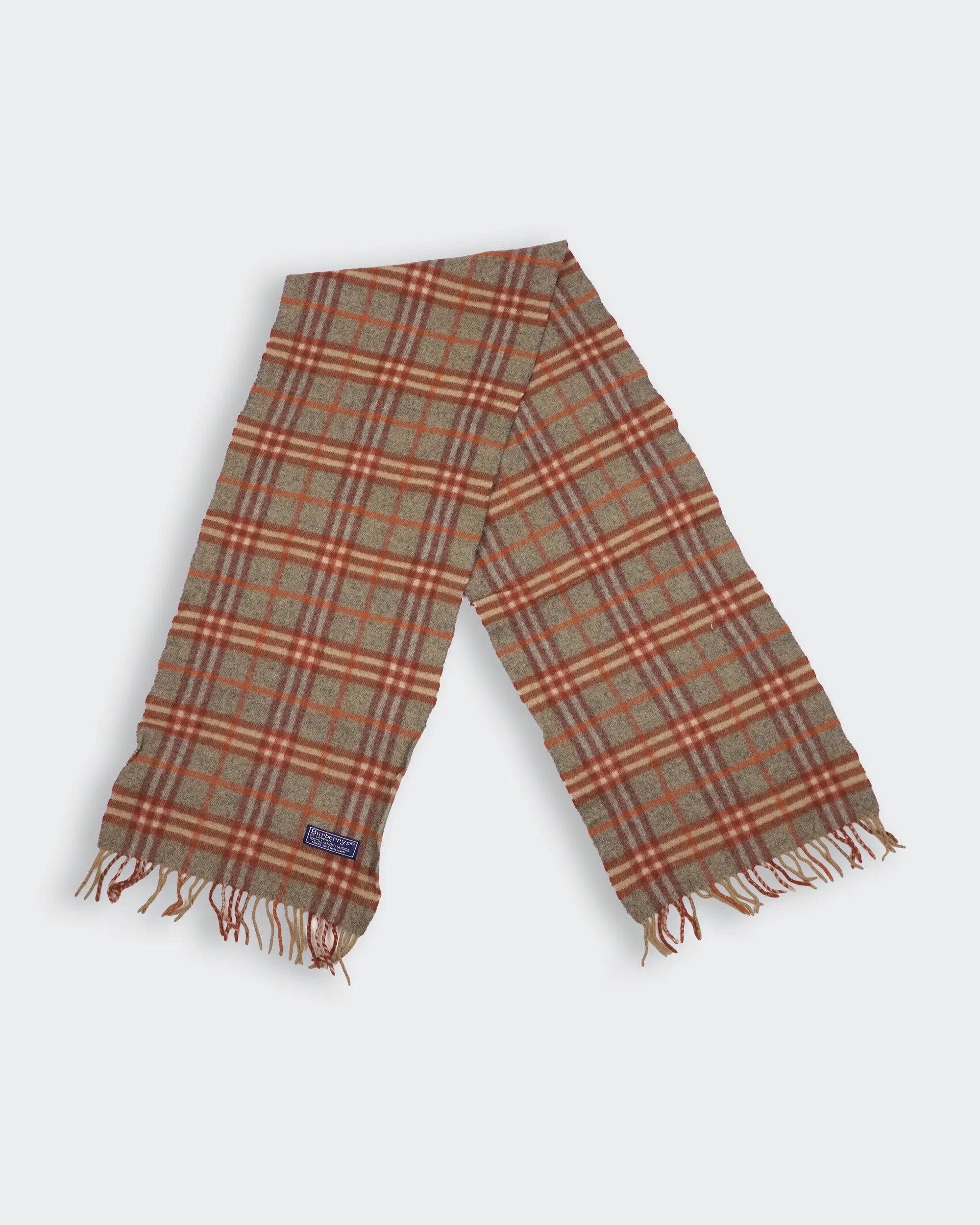Burberry Beige Wool Scarf