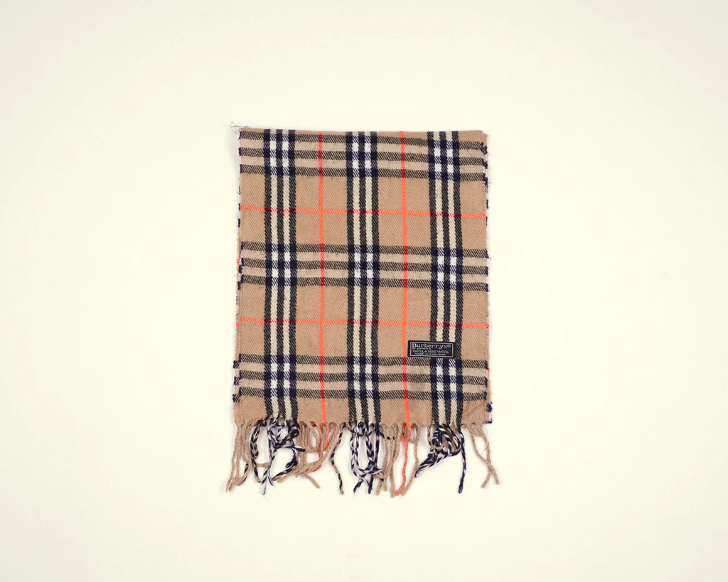 Burberry Beige Scarf Wool