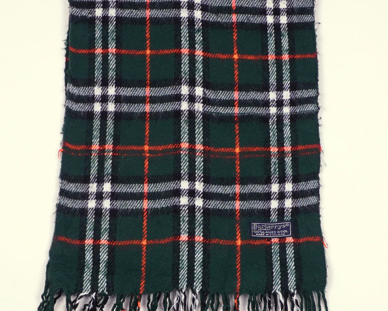 Burberry Green Scarf Wool
