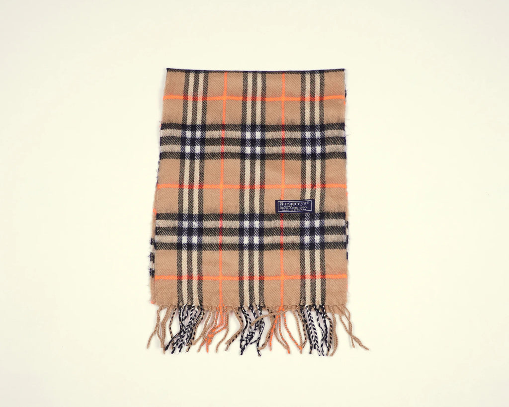 Burberry Beige Scarf Wool