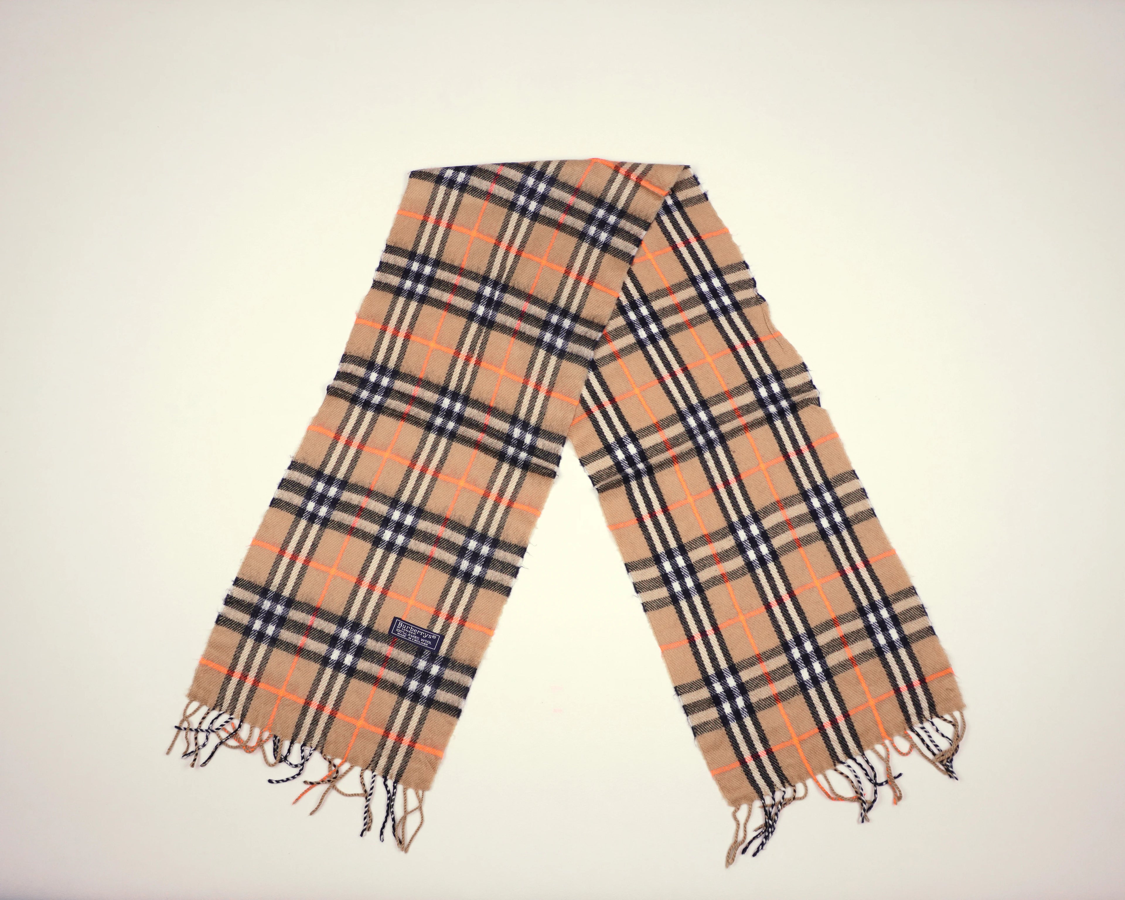 Burberry Beige Scarf Wool