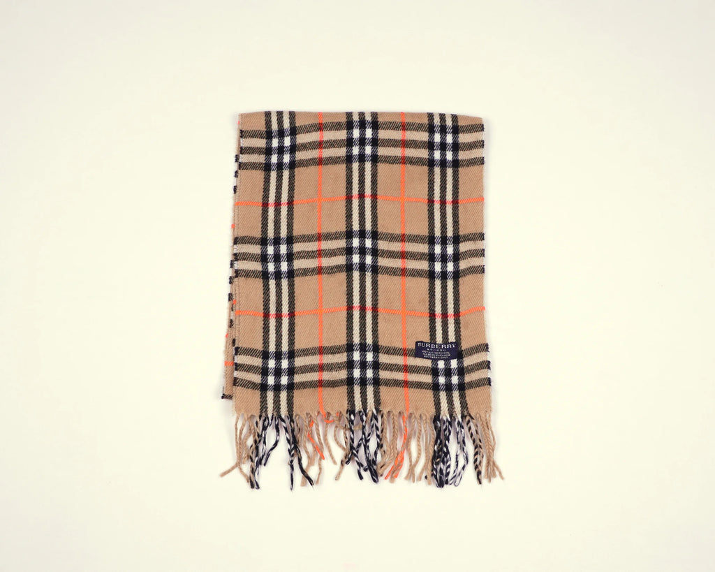 Burberry Beige Scarf Wool