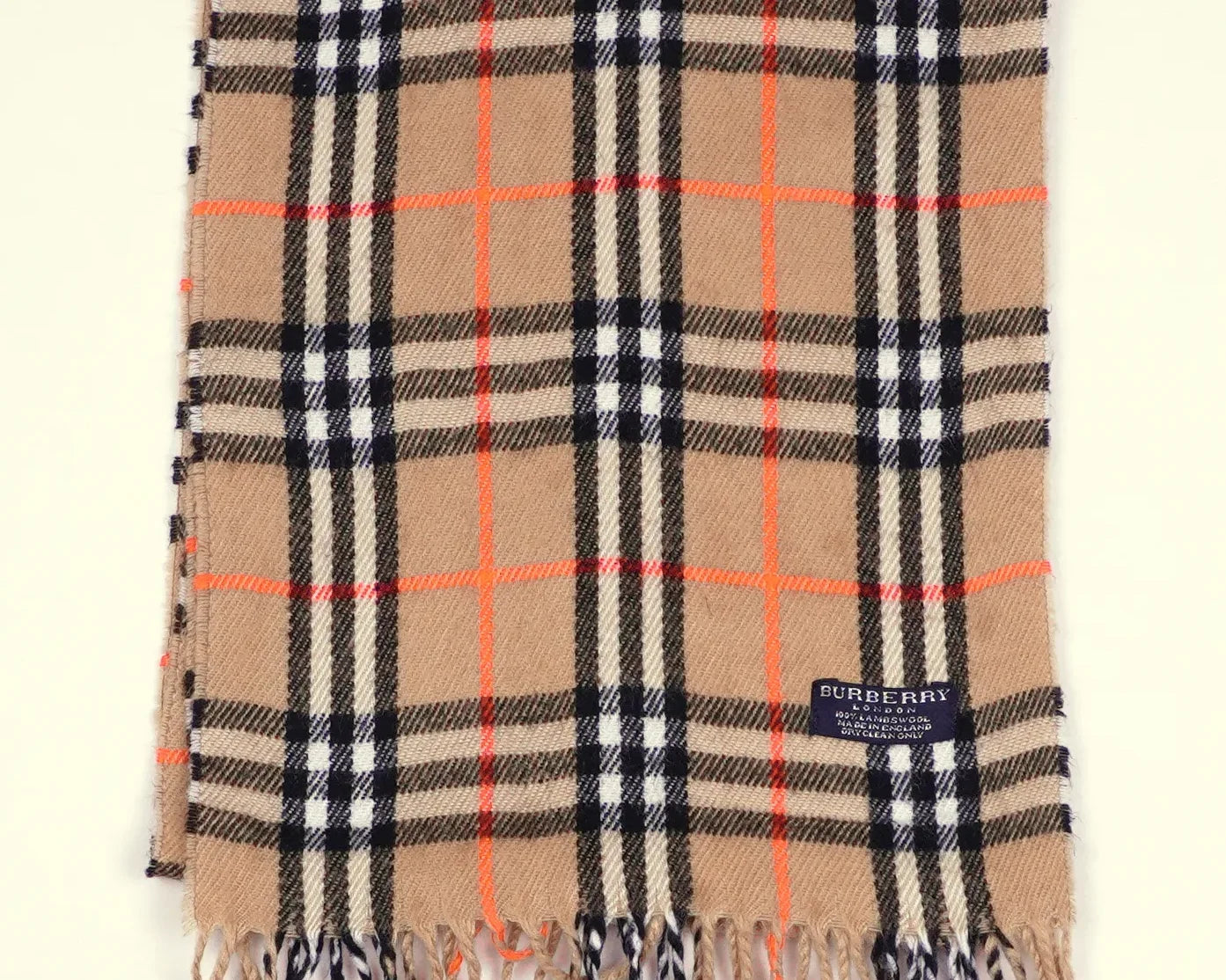 Burberry Beige Scarf Wool