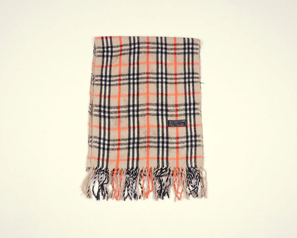 Burberry Beige Scarf Wool