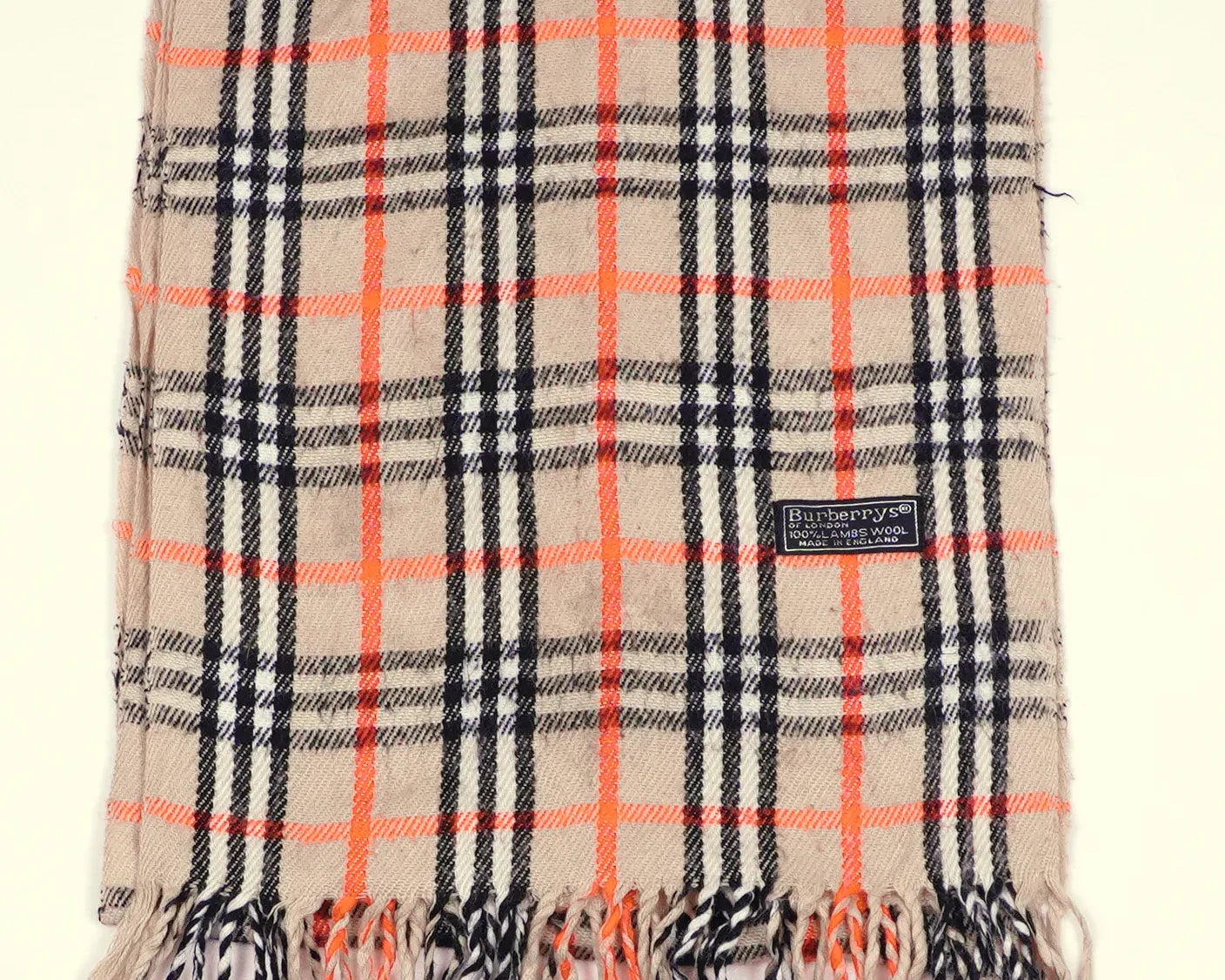 Burberry Beige Scarf Wool