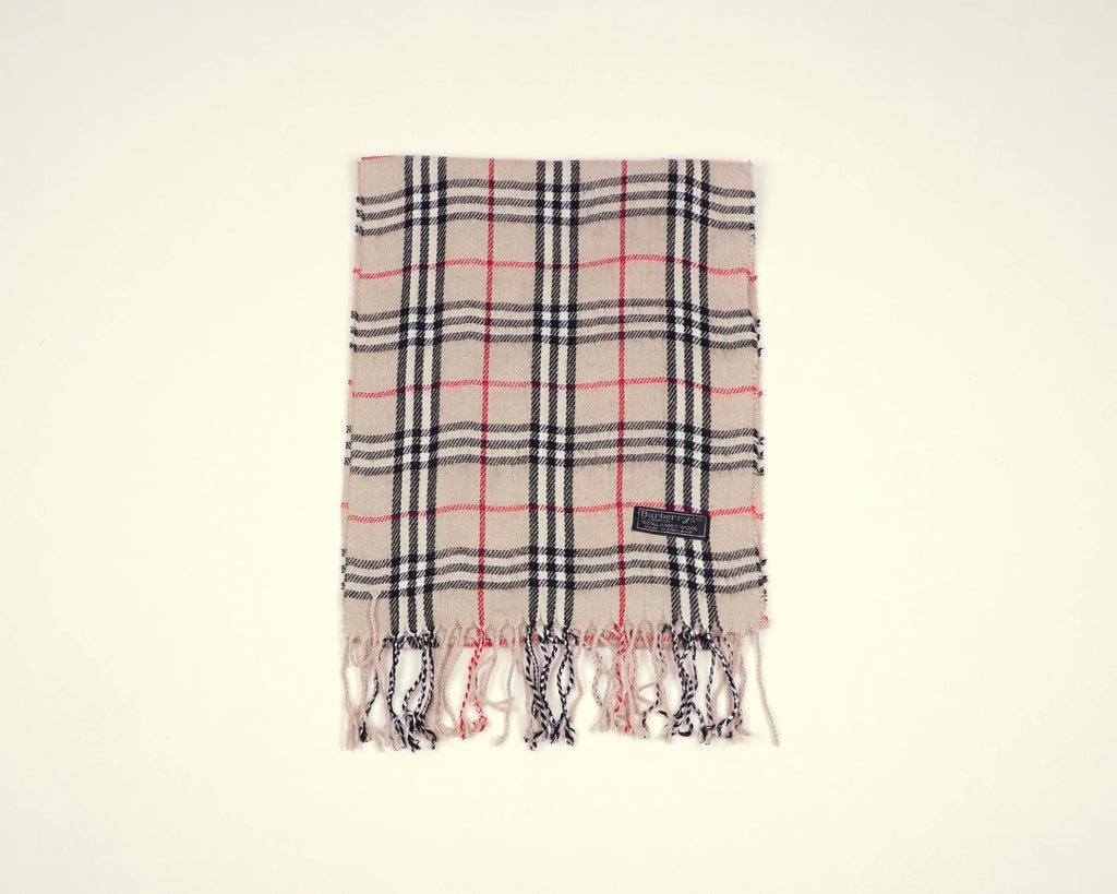 Burberry Beige Scarf Wool