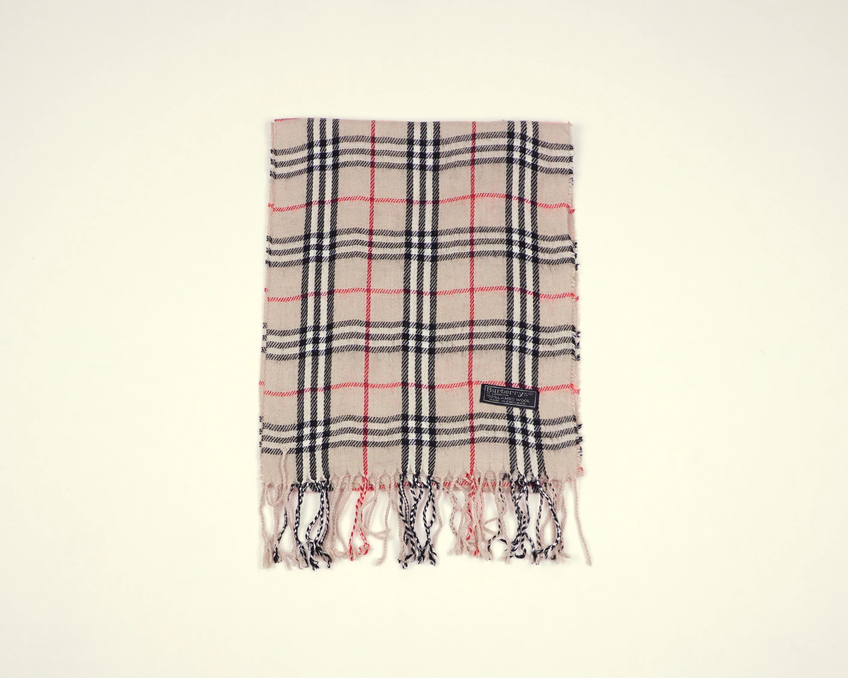 Burberry Beige Scarf Wool