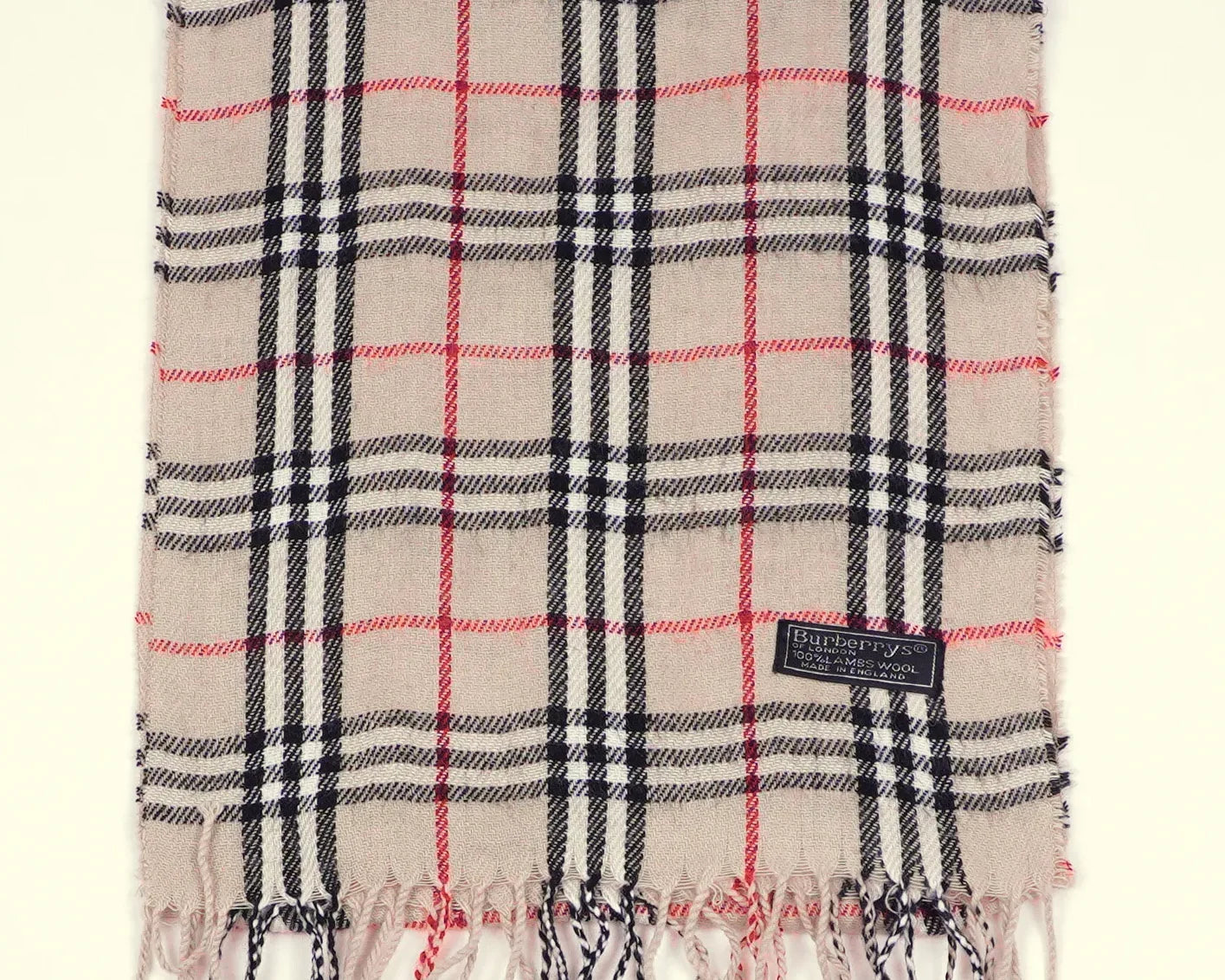 Burberry Beige Scarf Wool