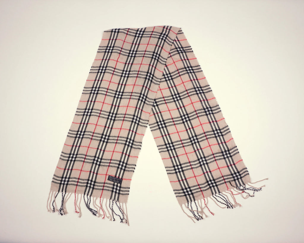 Burberry Beige Scarf Wool