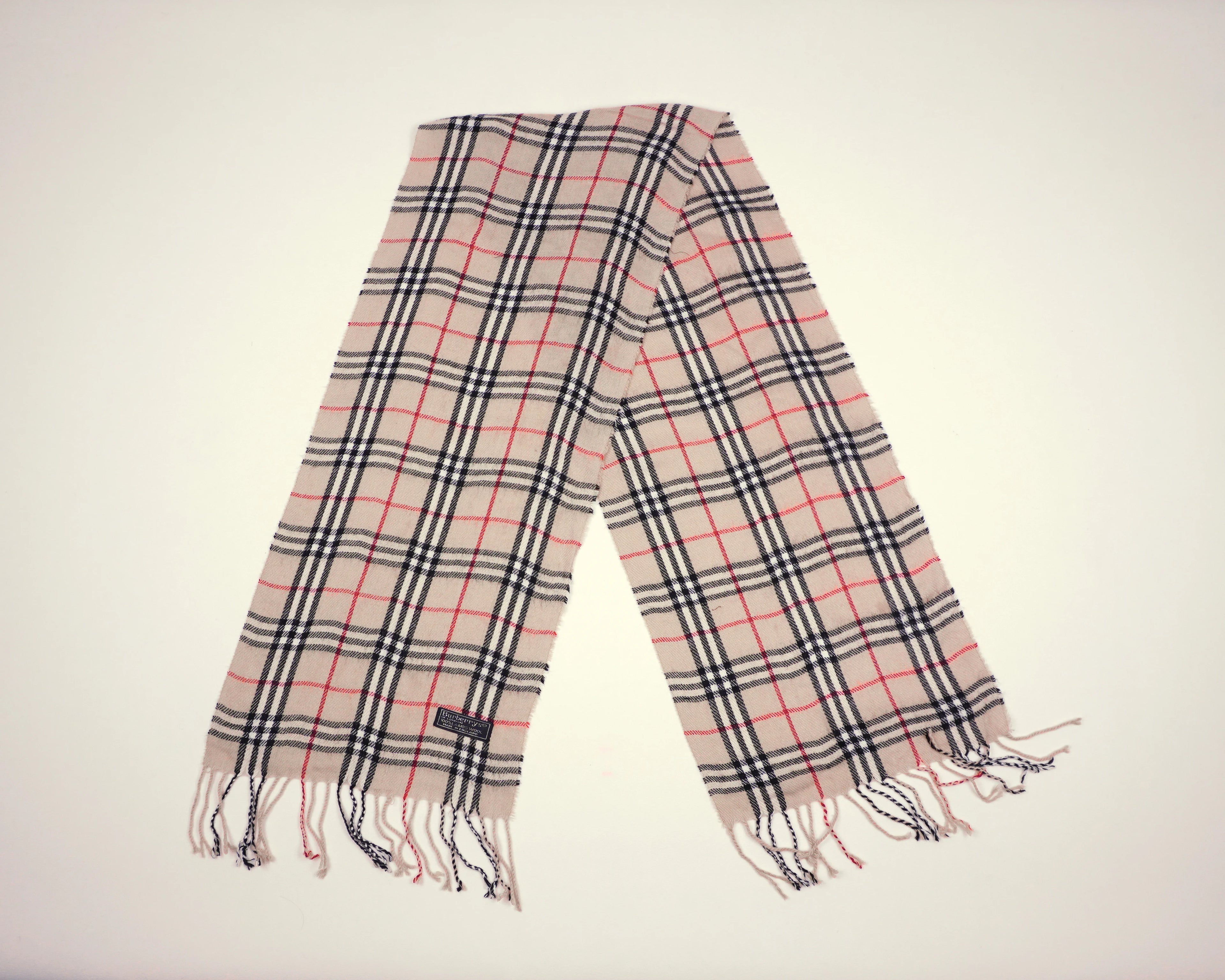 Burberry Beige Scarf Wool