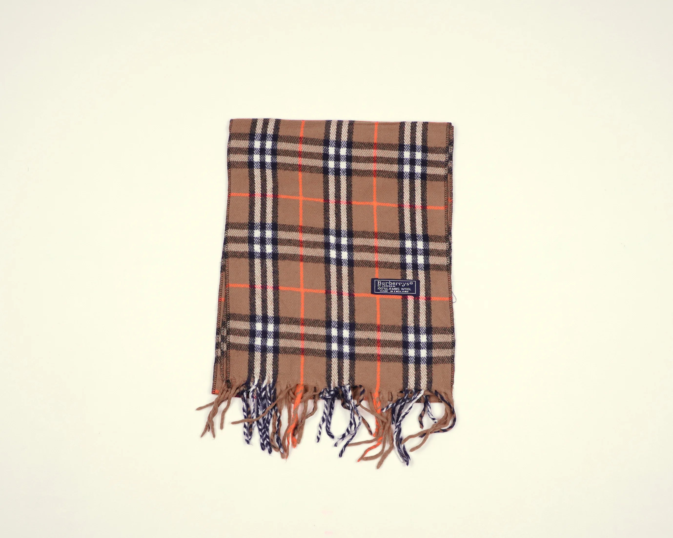 Burberry Beige Scarf Wool