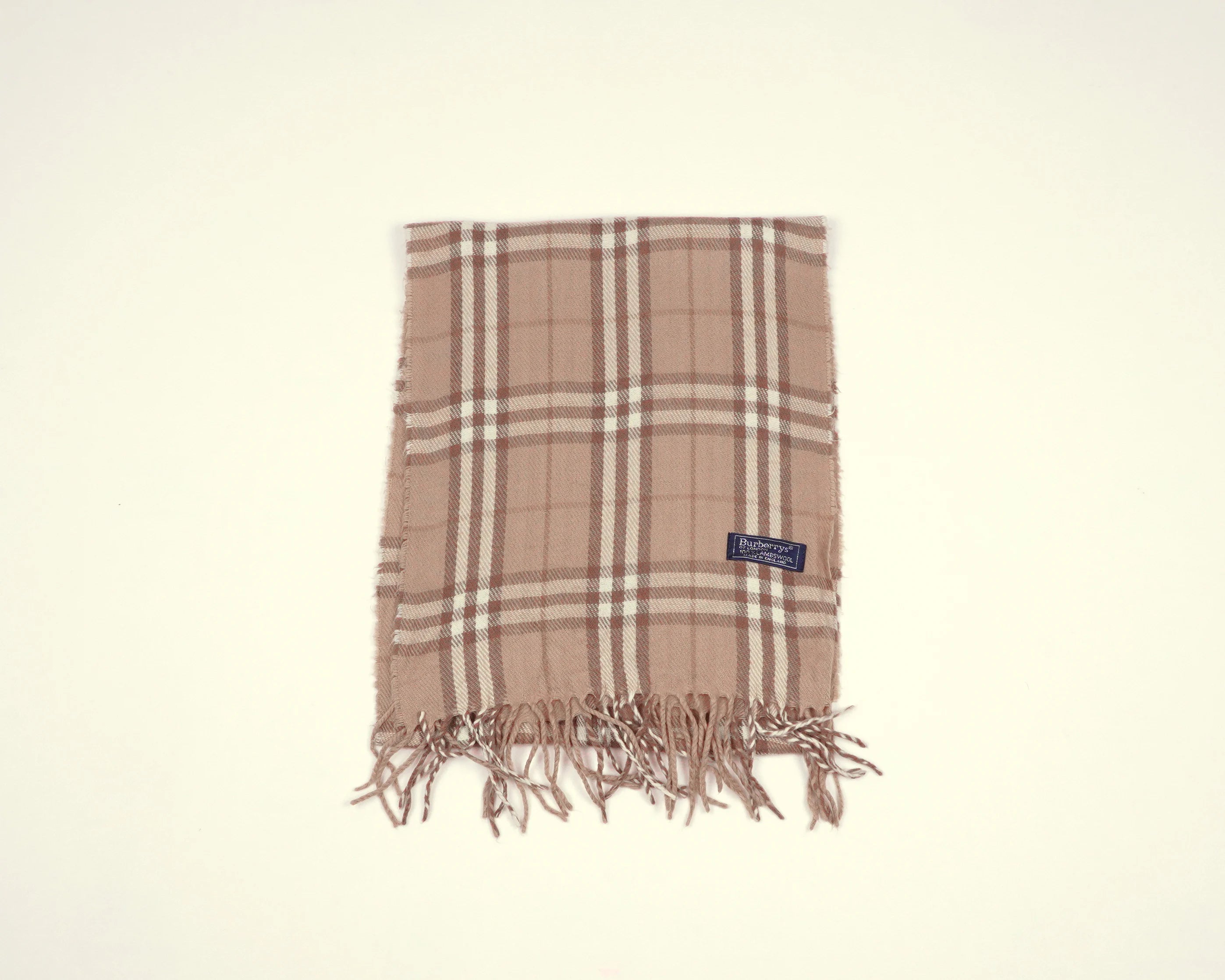 Burberry Beige Scarf Wool
