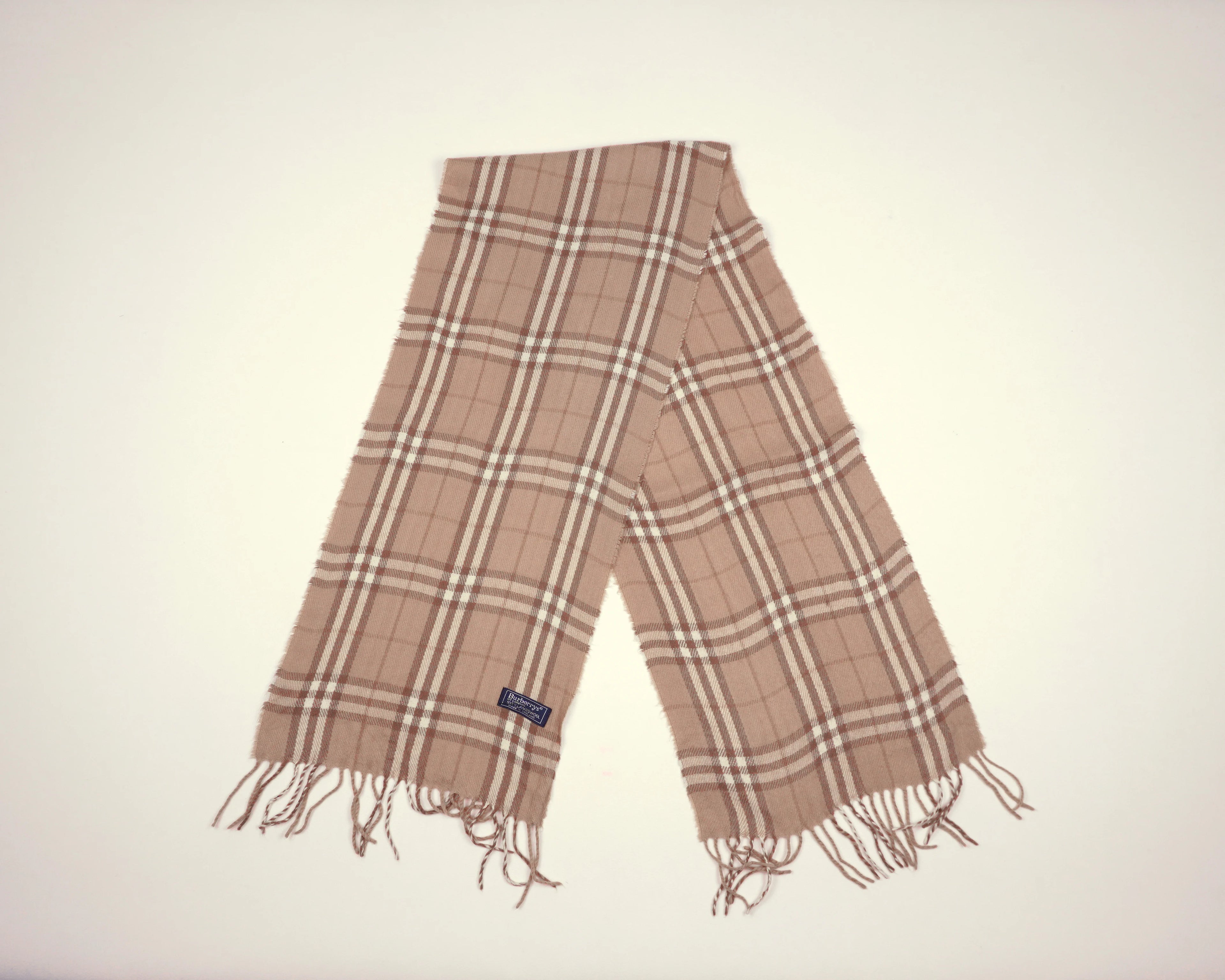 Burberry Beige Scarf Wool