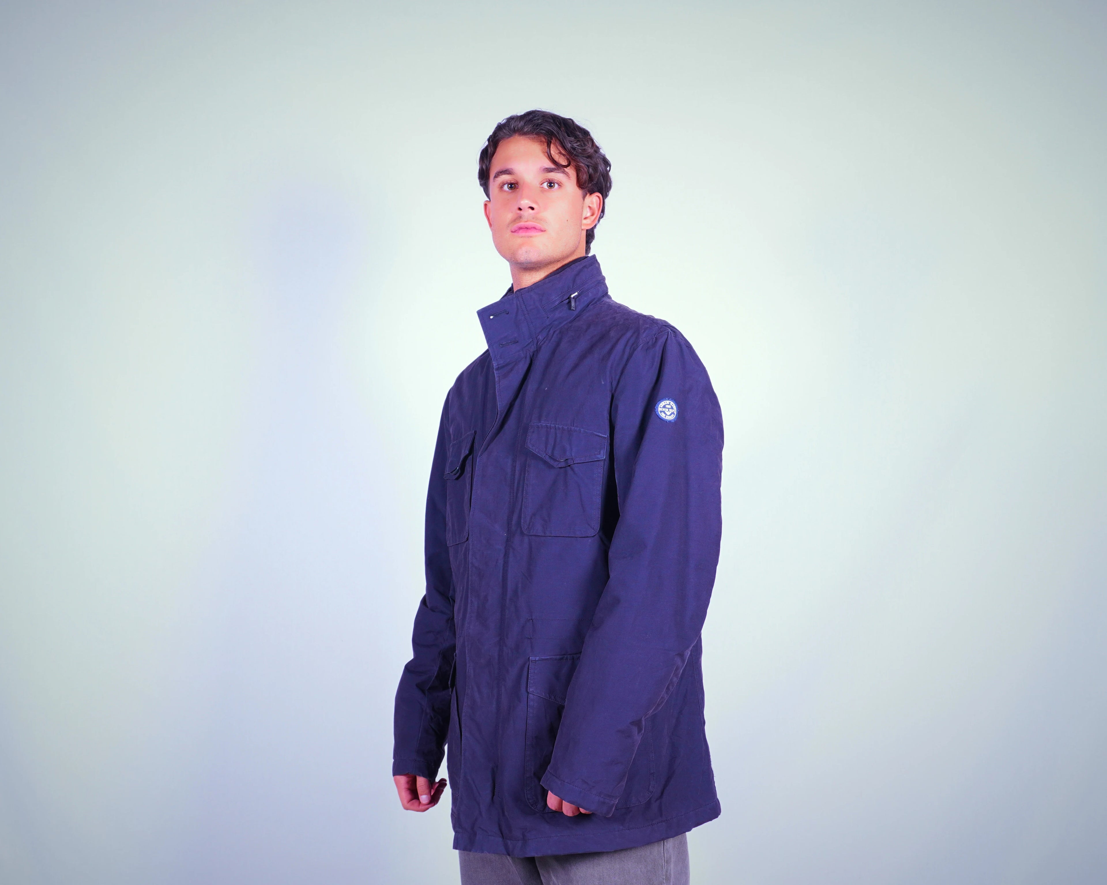 Armani Navy Field Jacket L