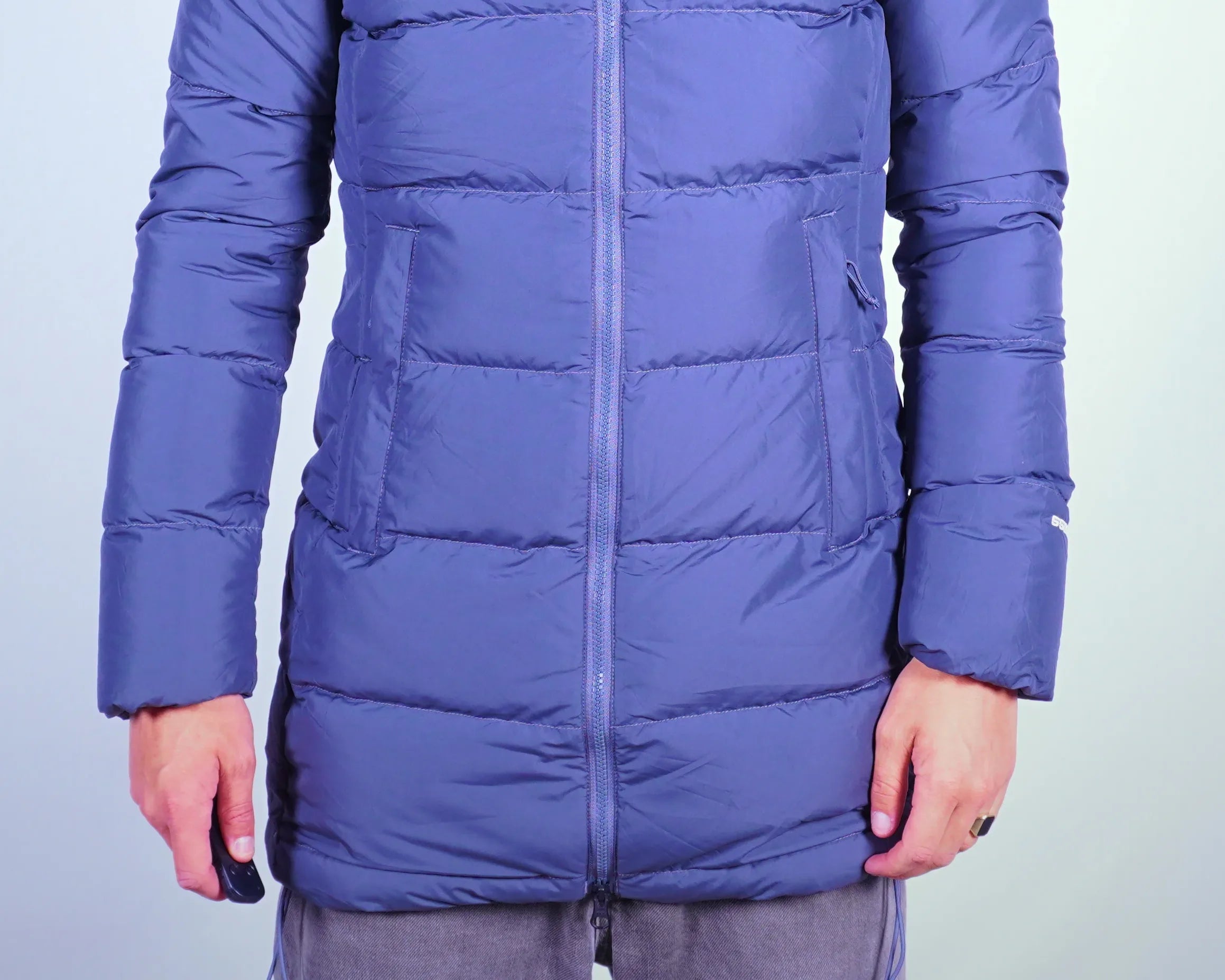 The North Face Blue Puffer Coat S