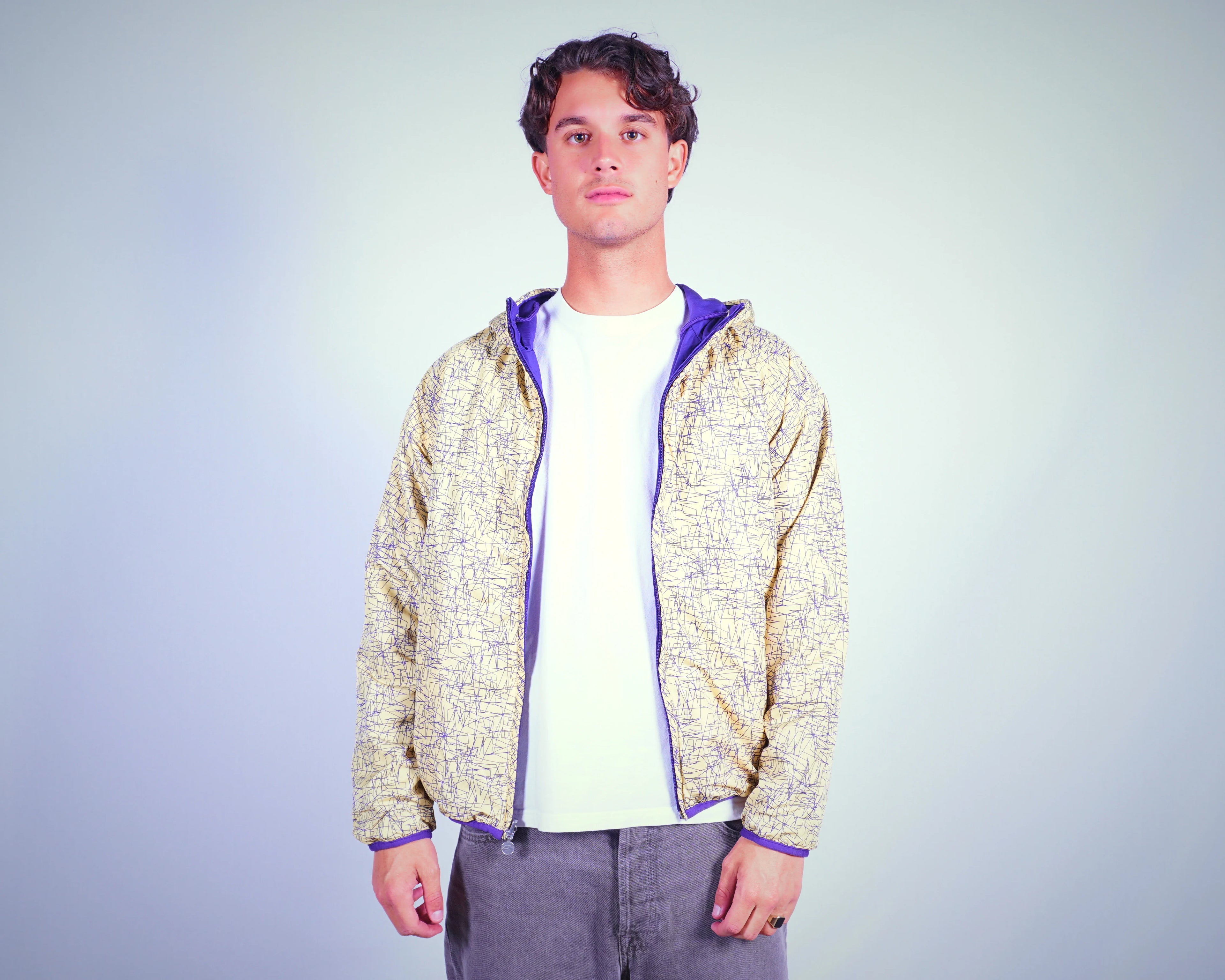 Nike ACG Beige Windbreaker Jacket S