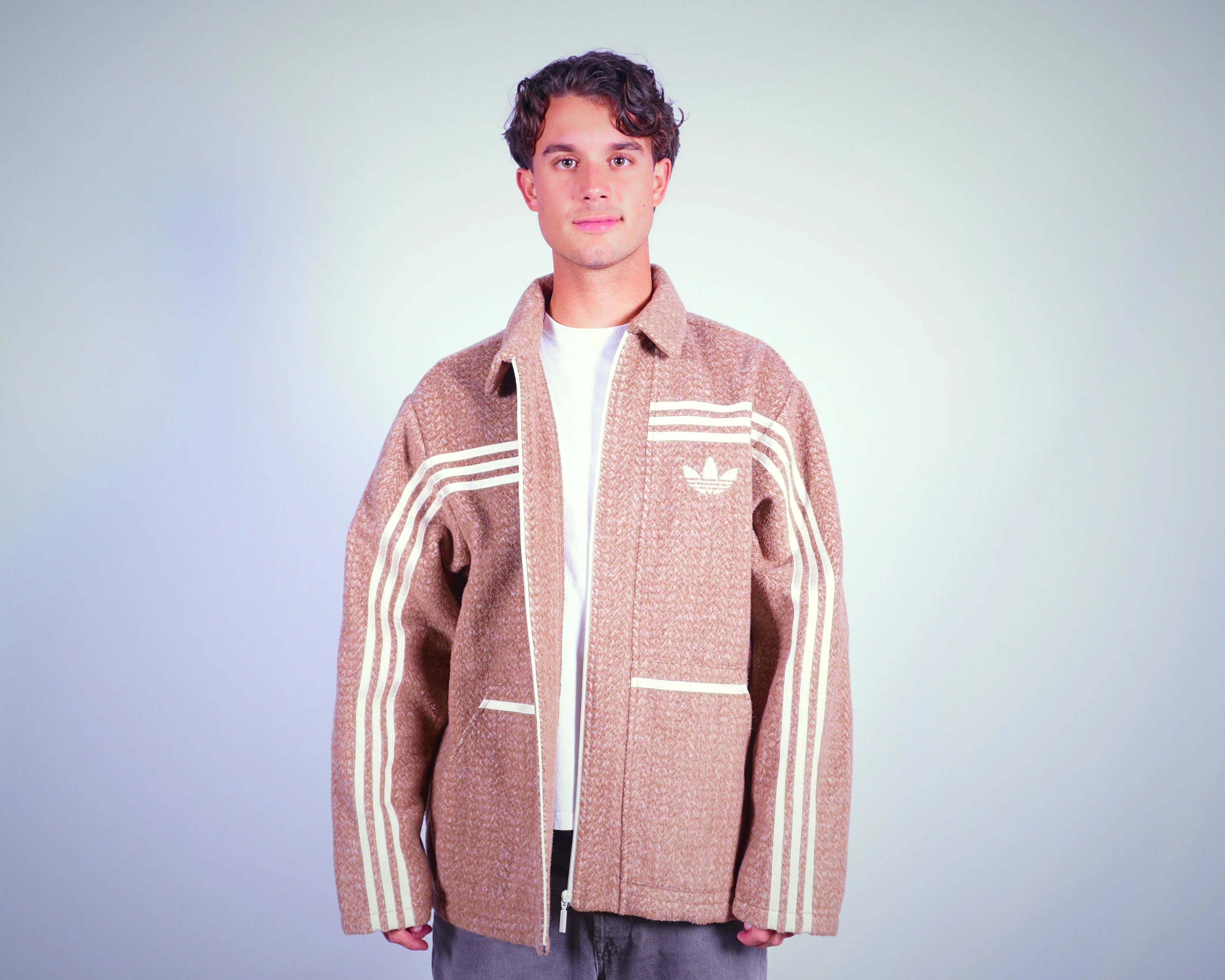 Adidas Beige Jacket L